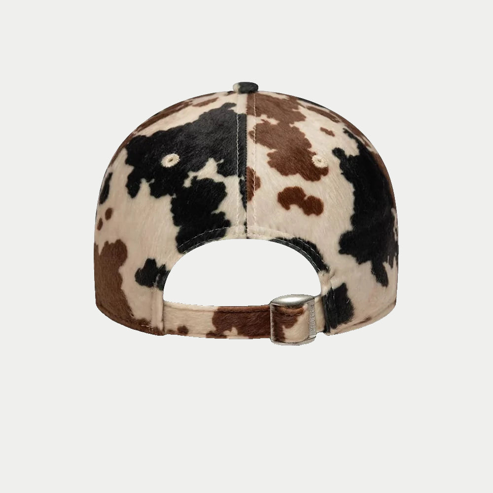Casquette 9Twenty New York Yankees Animal Print beige New Era - vue de dos, sangle réglable et ouverture arrière