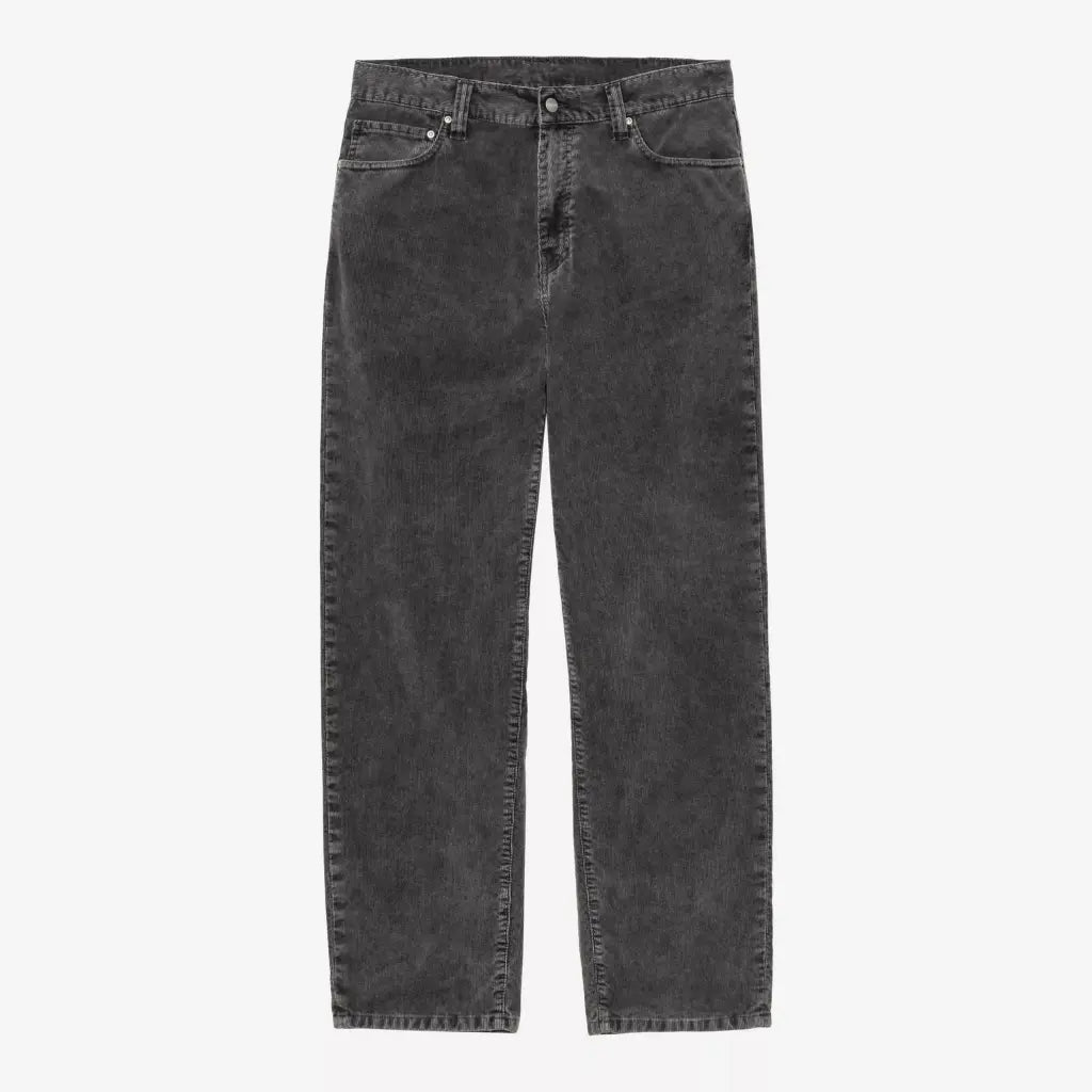 Aaron Pant Velours - Black Dusky Light Wash - Carhartt WIP - détail 2