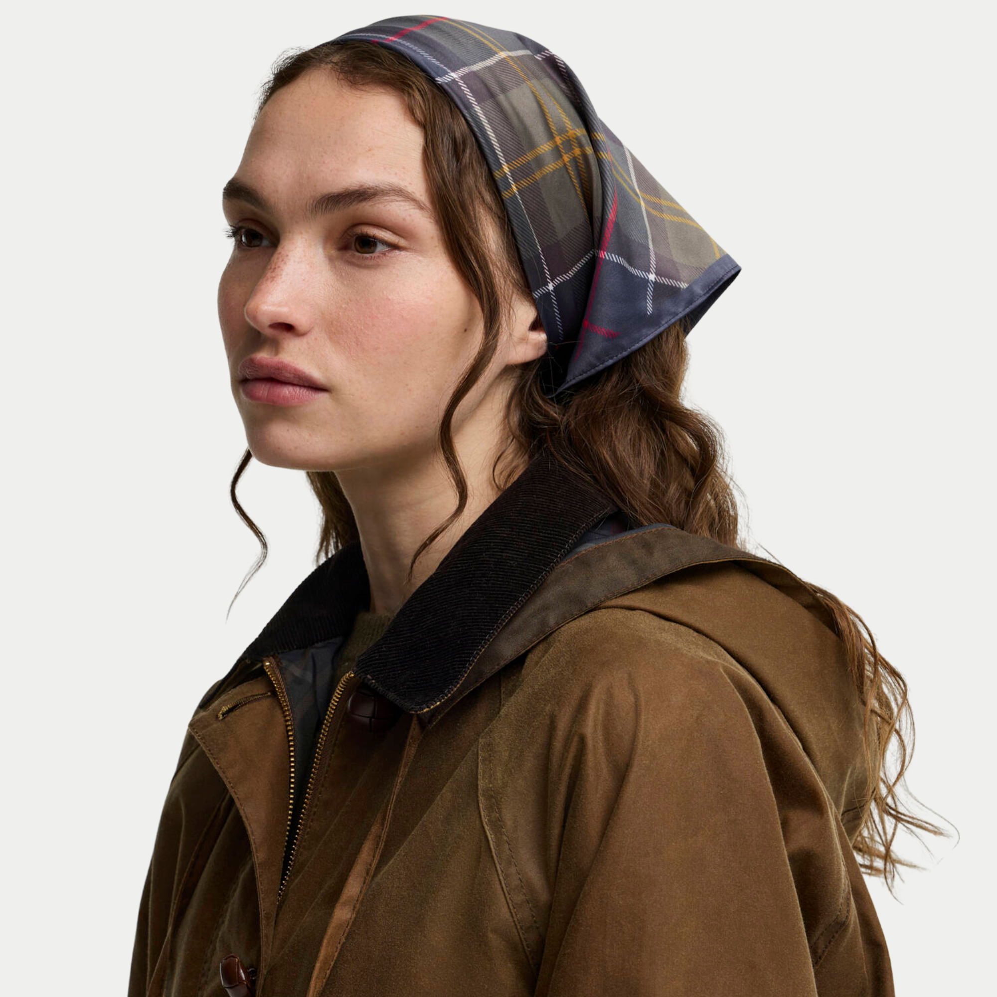 Foulard Kinsale - Tartan Olive
