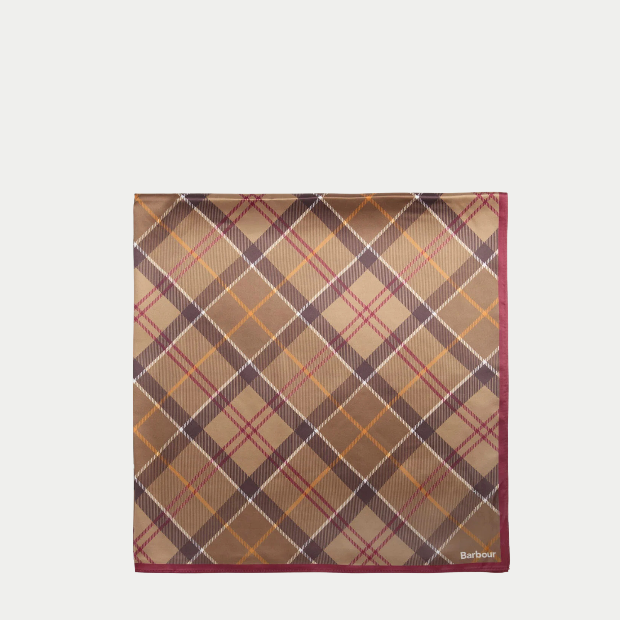 Foulard Kinsale - Tartan Marron