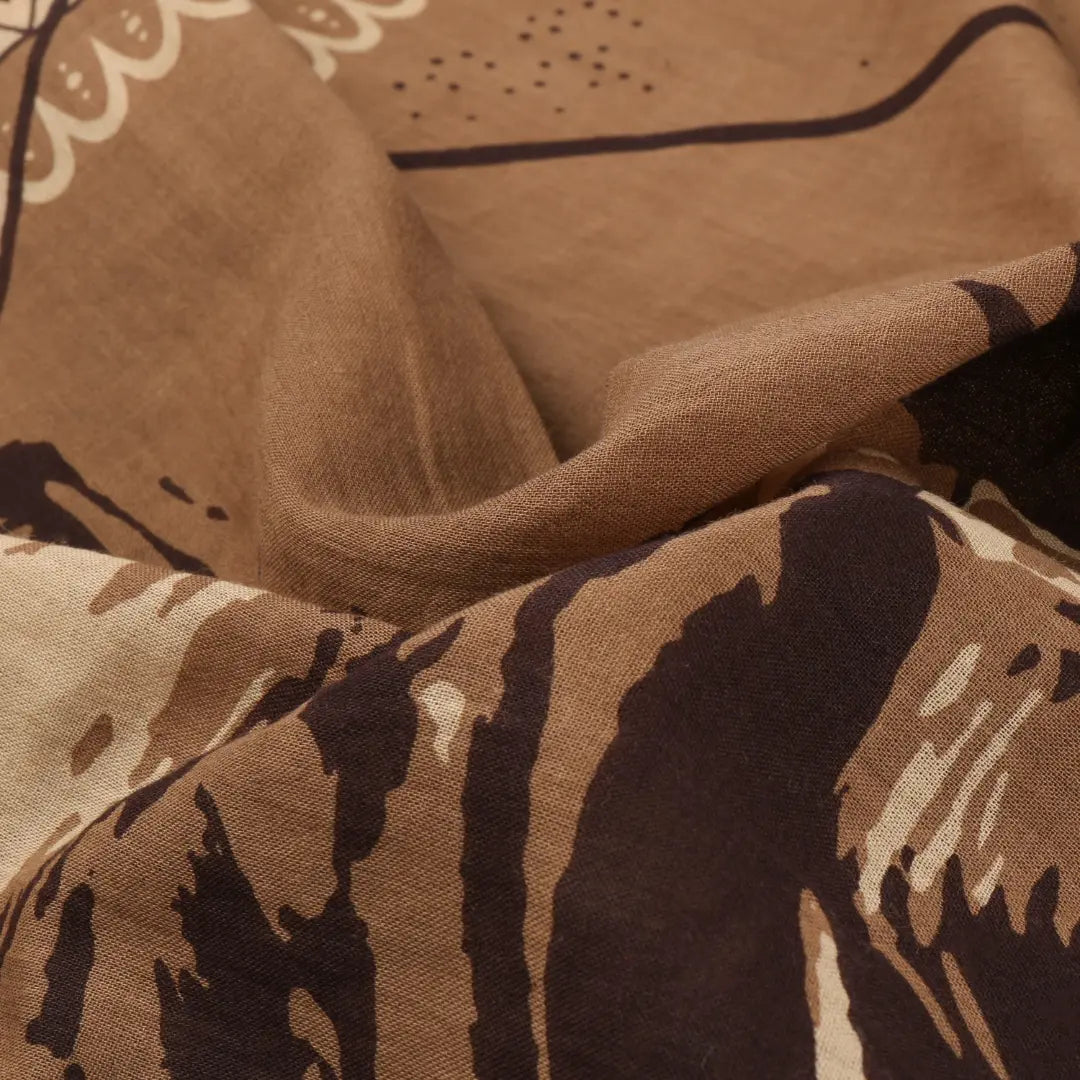Bandana Last Drop - Marron - Stetson - détail 3
