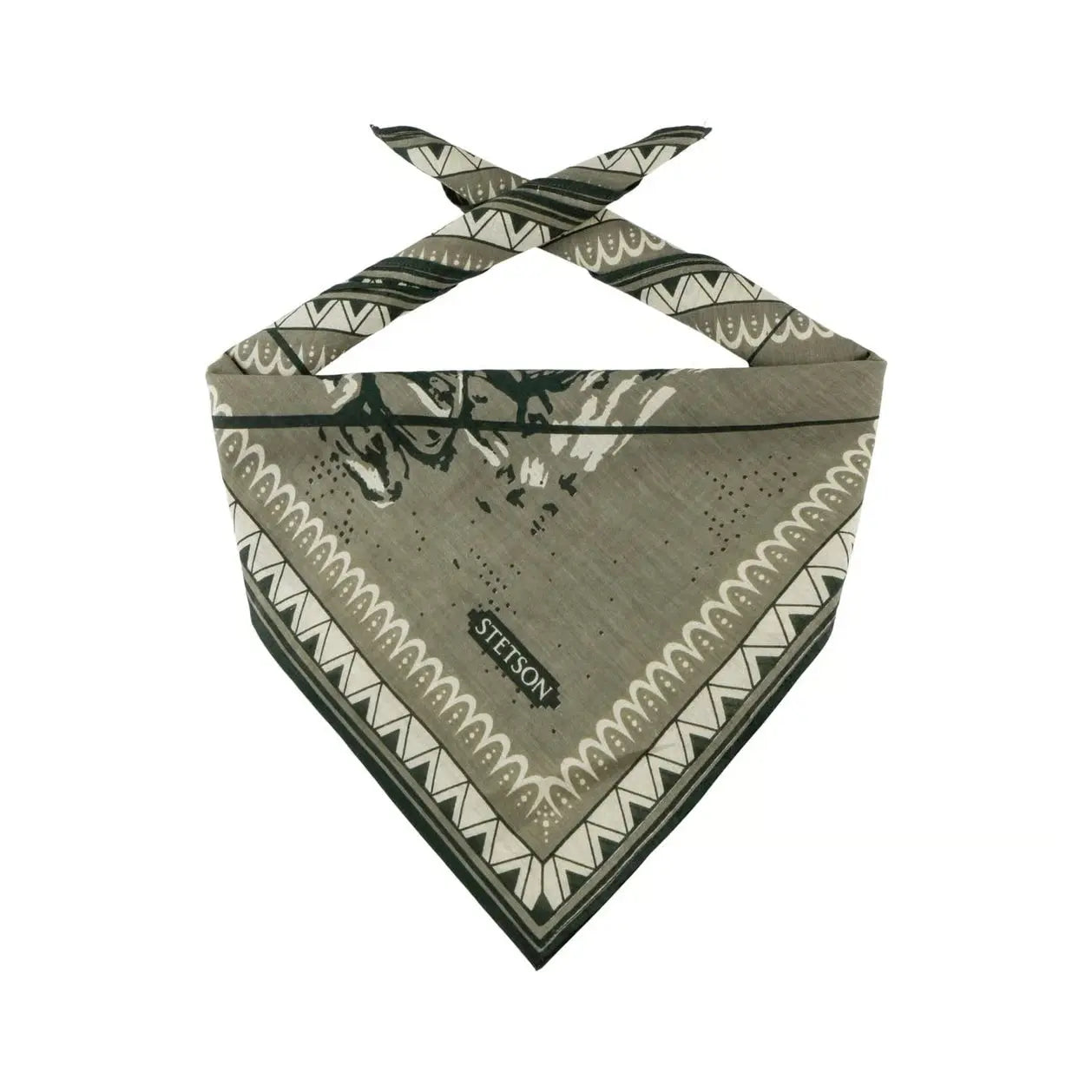 Bandana Last Drop - Vert - Stetson - détail 2