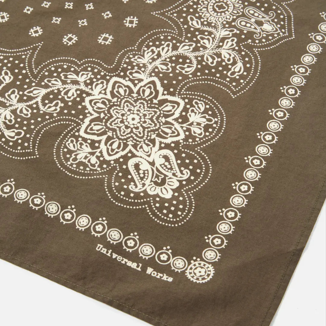 Bandana - Olive - Universal Works - détail 2