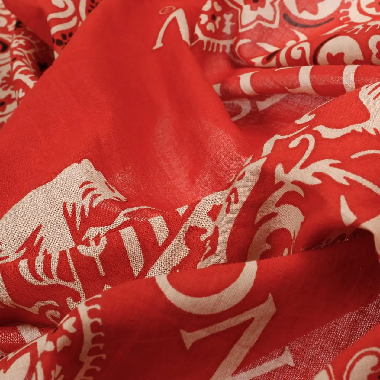 Bandana Paisley - Rouge - Stetson - détail 3
