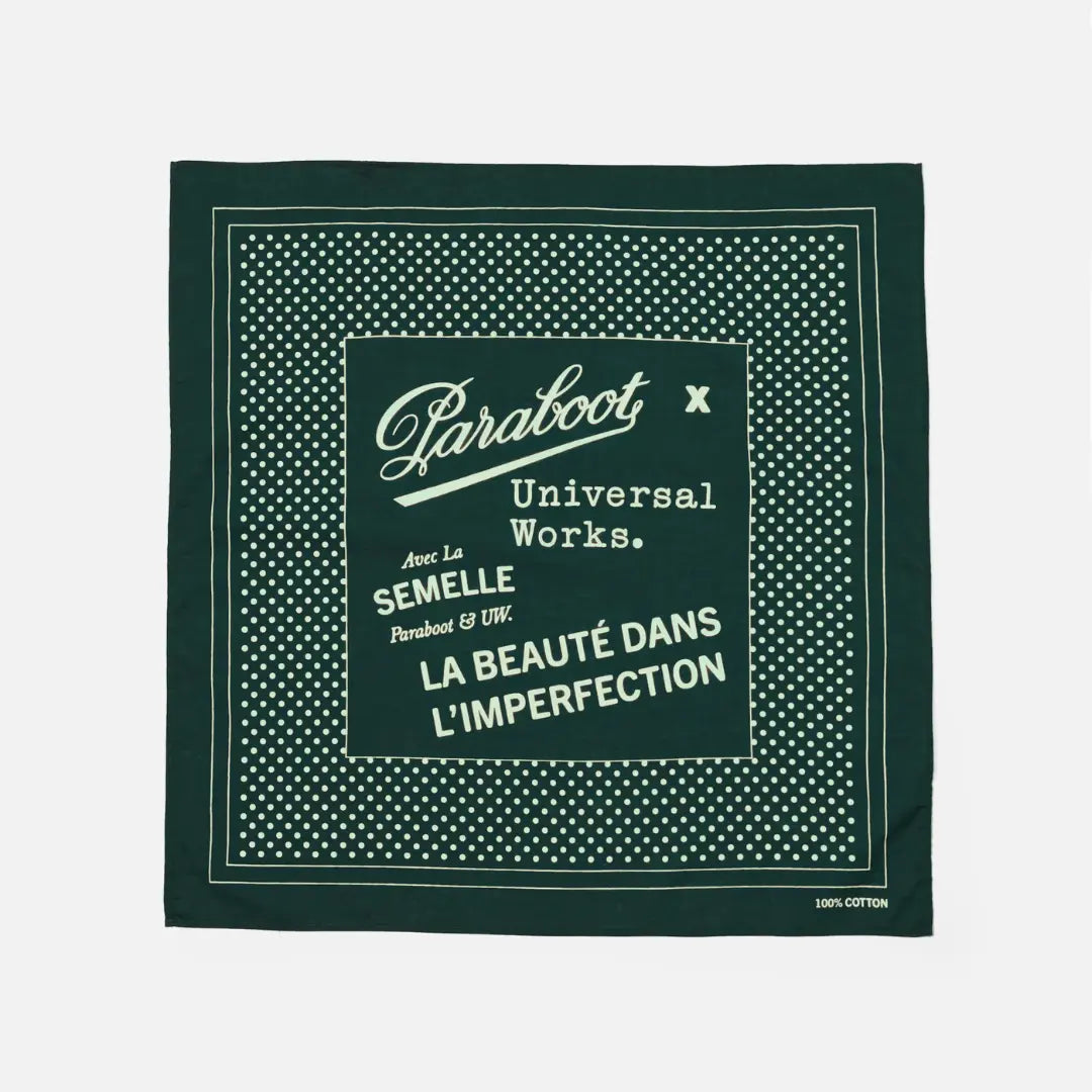 Bandana Paraboot - Vert - Universal Works