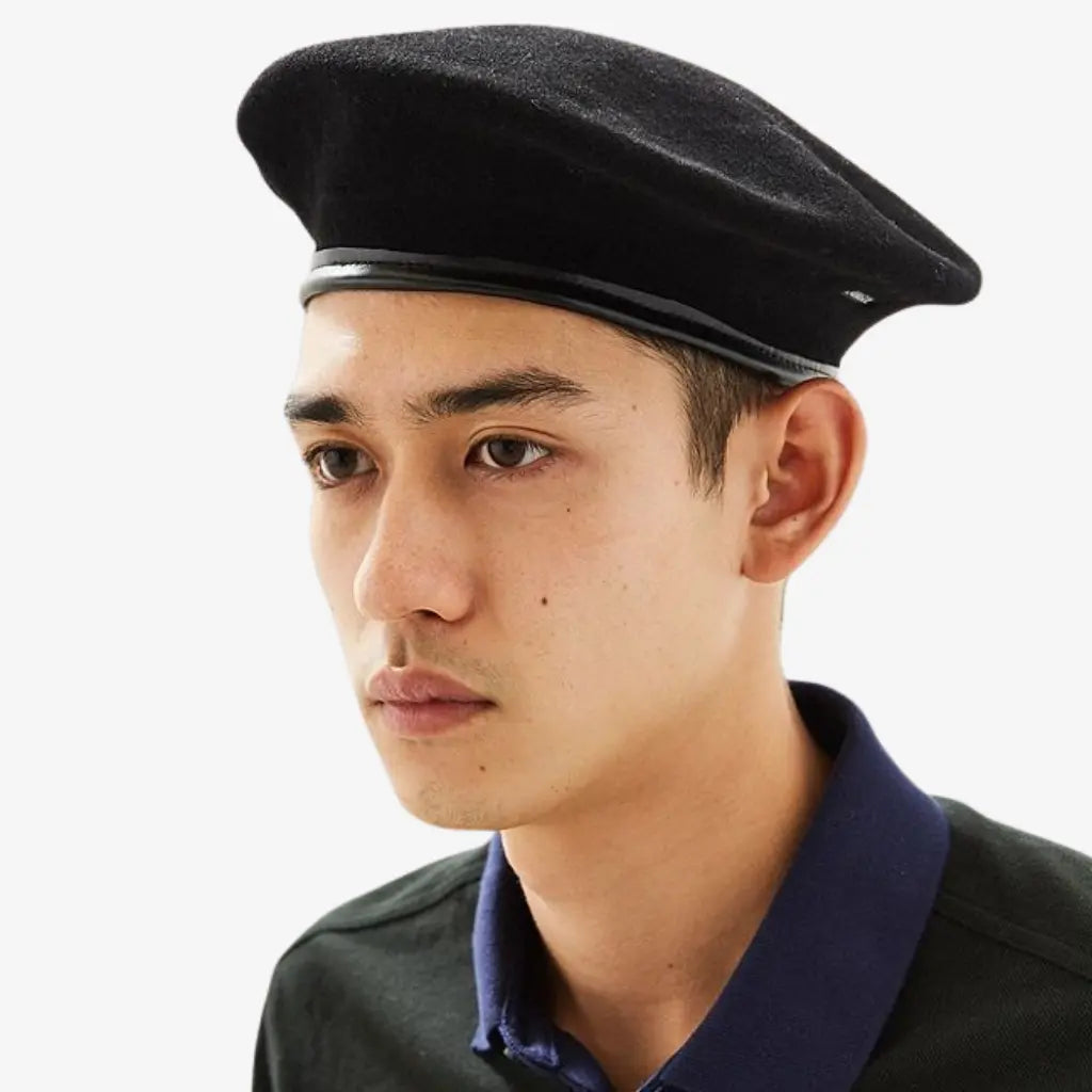 Béret Laine Monty Noir - Kangol - détail 2