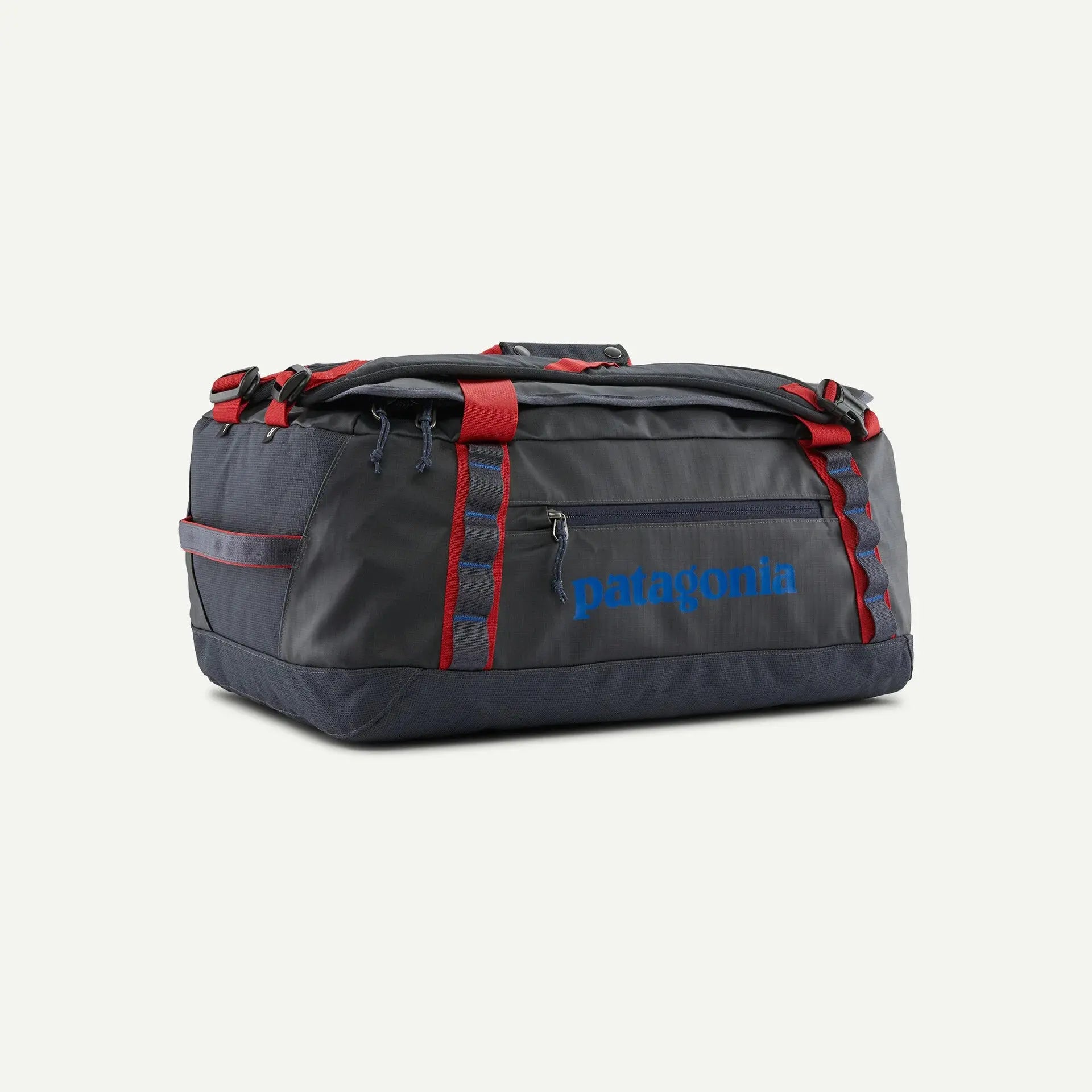 Black Hole Duffel 40l - Smolder Blue / Amanita Red - Patagonia