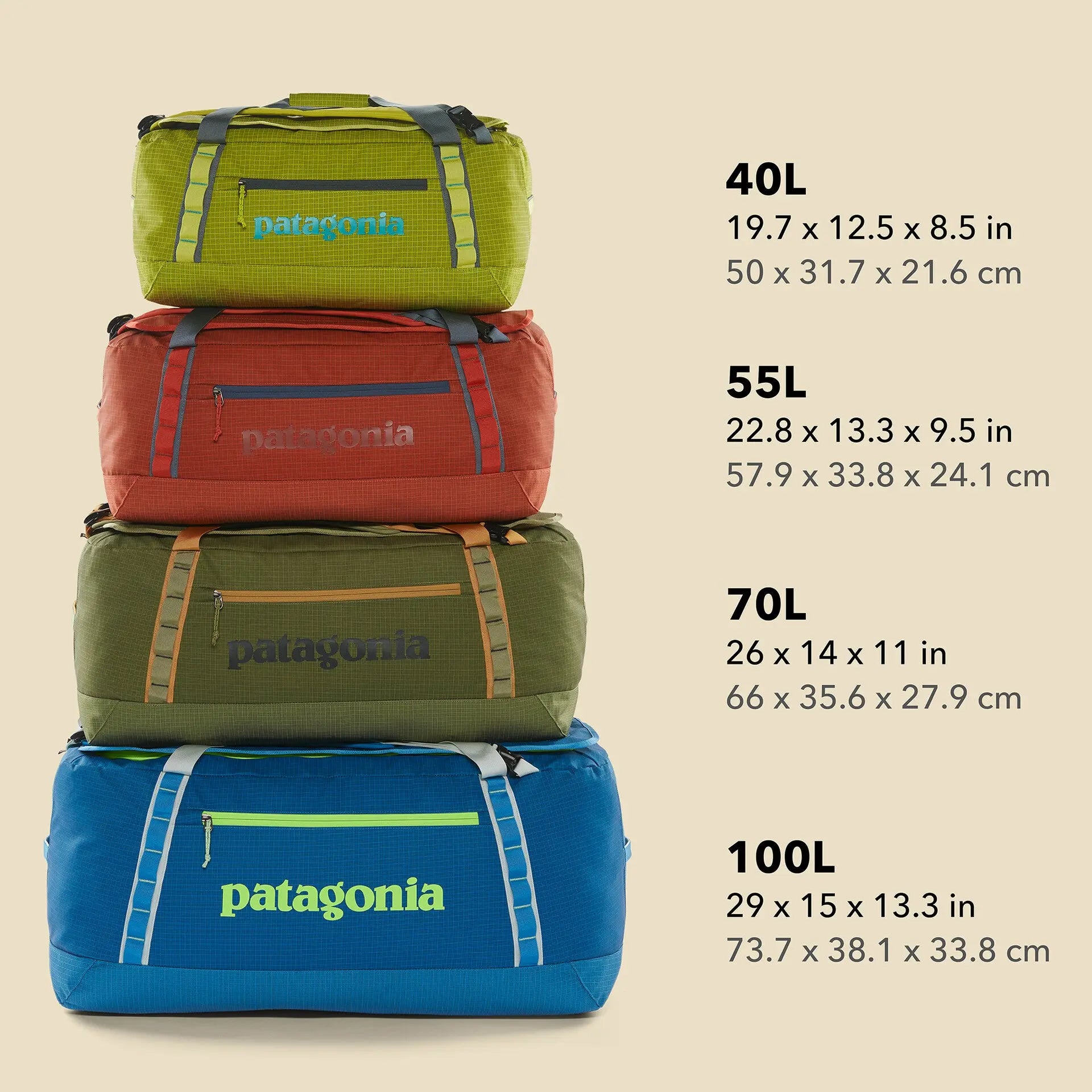 Black Hole Duffel 55l - Black - Patagonia - détail 7