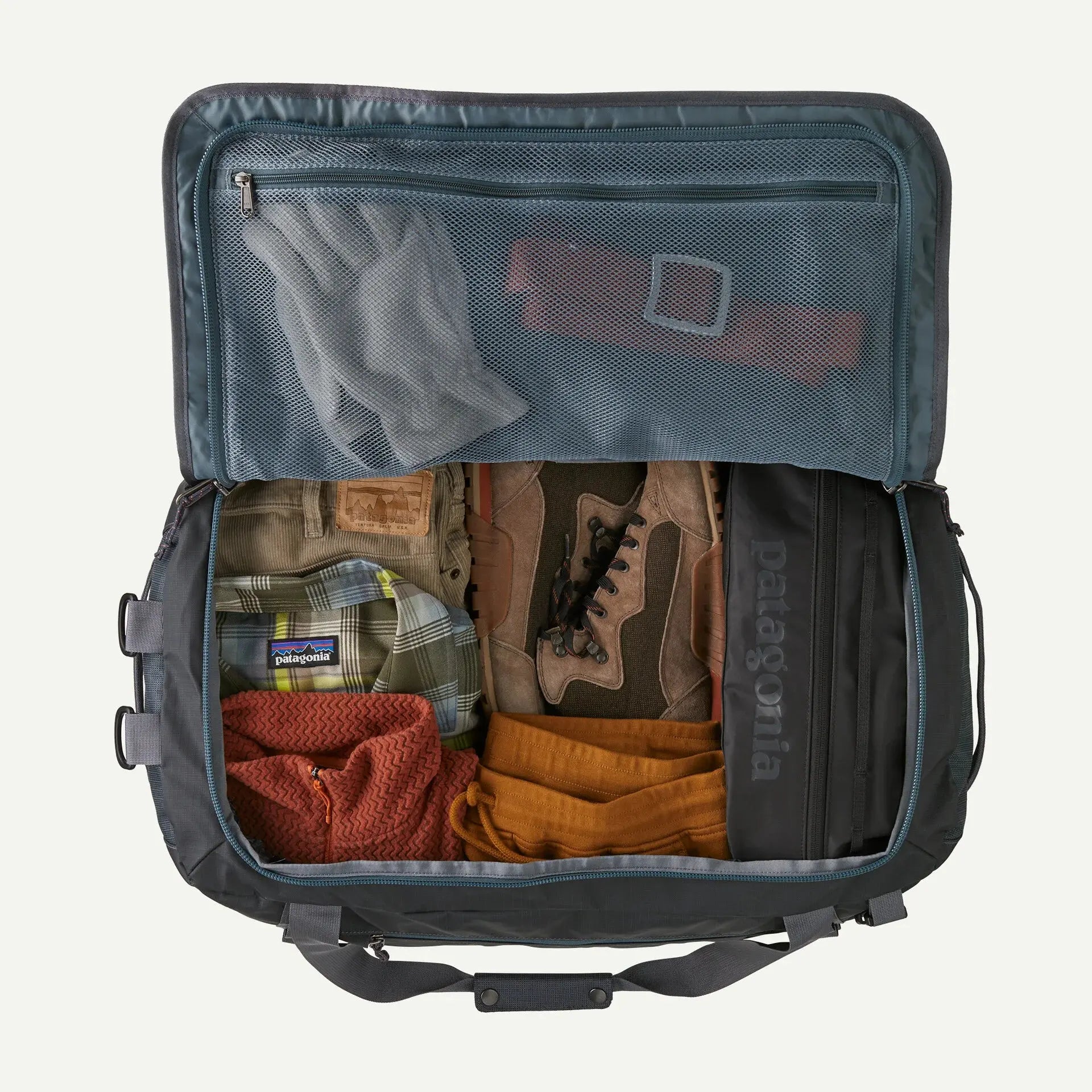 Black Hole Duffel 55l - Smolder Blue - Patagonia - détail 5