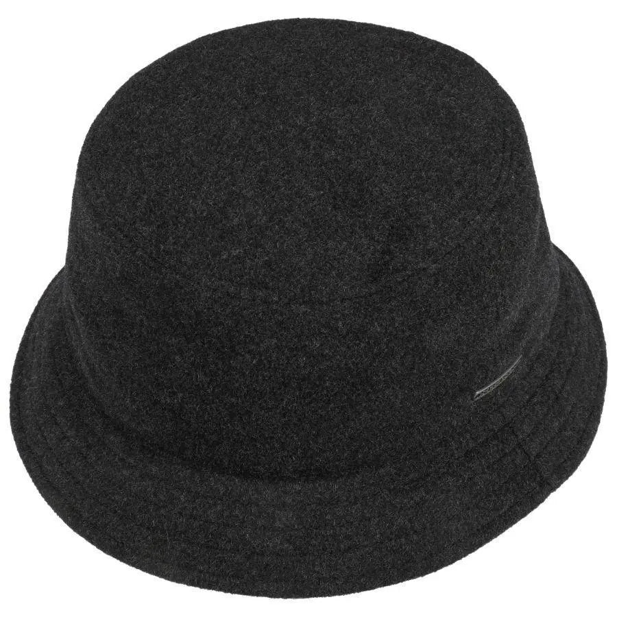 Bob Midval Avec Oreillettes Anthracite - Stetson - détail 2