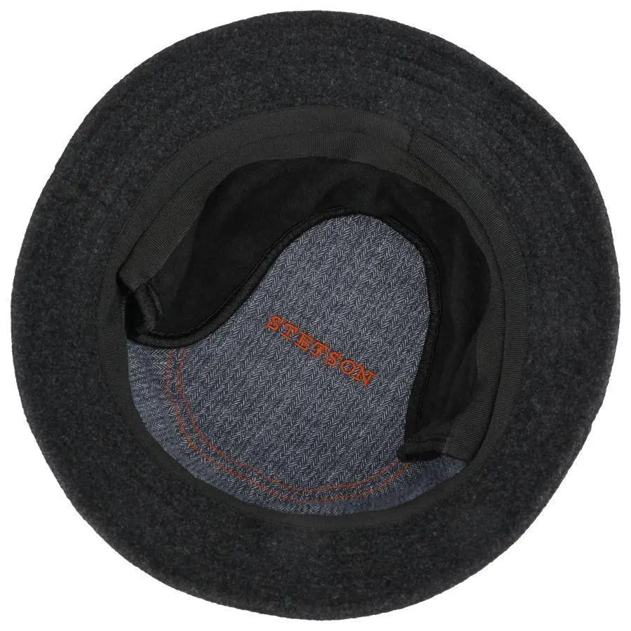 Bob Midval Avec Oreillettes Anthracite - Stetson - détail 3