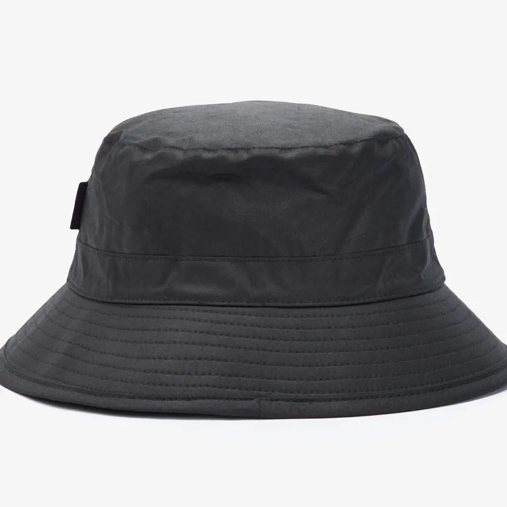 Bob Wax Bucket - Noir - Barbour - détail 2