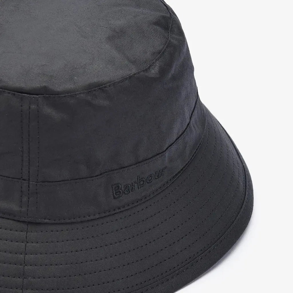 Bob Wax Bucket - Noir - Barbour - détail 3