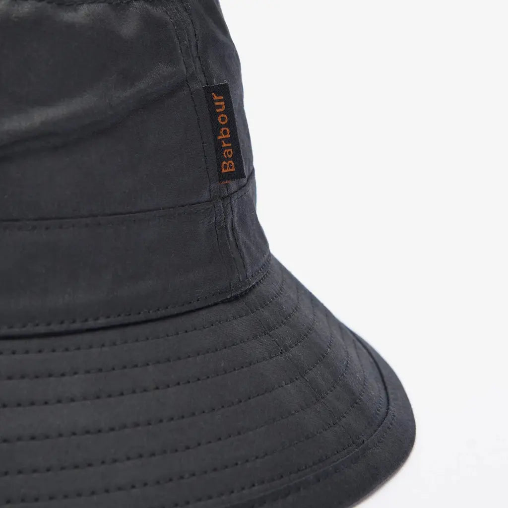 Bob Wax Bucket - Noir - Barbour - détail 4