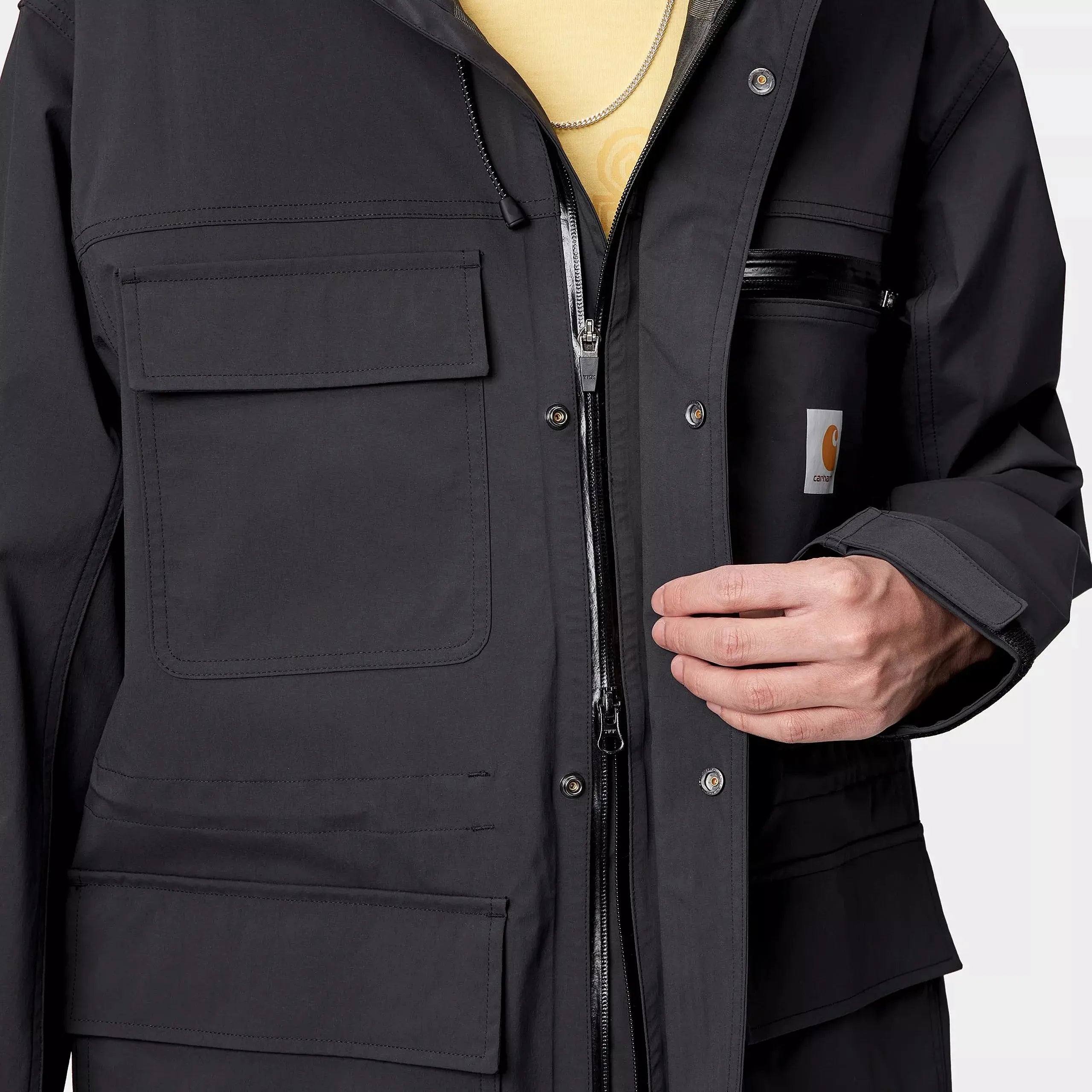 Bowden Jacket Black - Carhartt WIP - détail 7