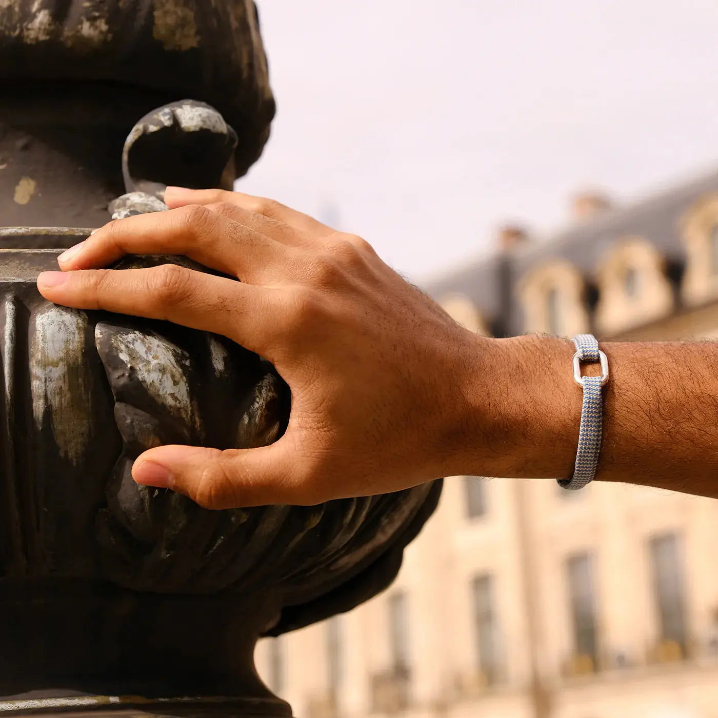 Bracelet Maillon 22mm - Pirogue - Le Vent à la Française - détail 2