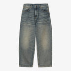 Blue Worn Used Wash