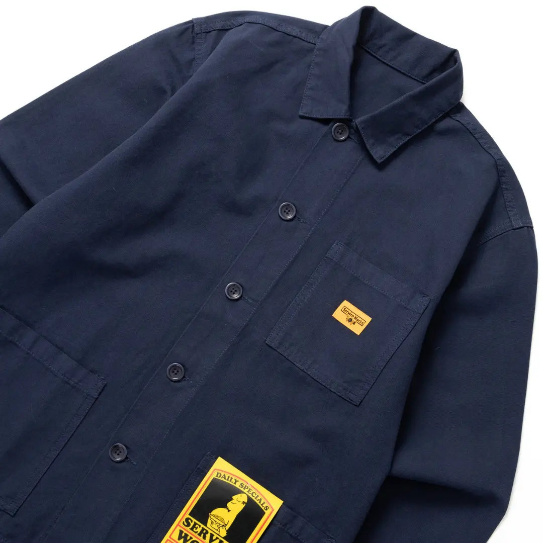 Canvas Chore Shirt - Dark Navy - Service Works - détail 3