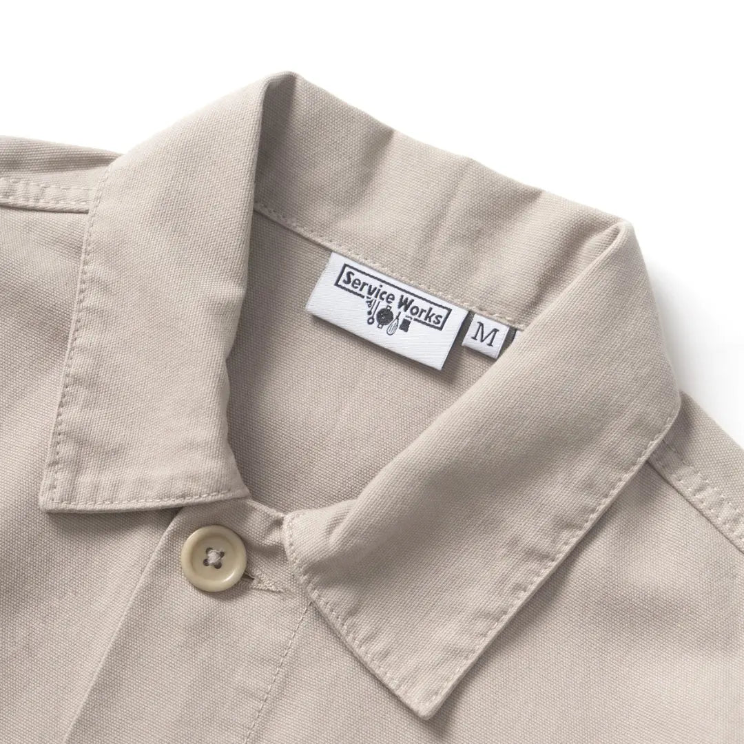 Canvas Chore Shirt - Stone - Service Works - détail 3