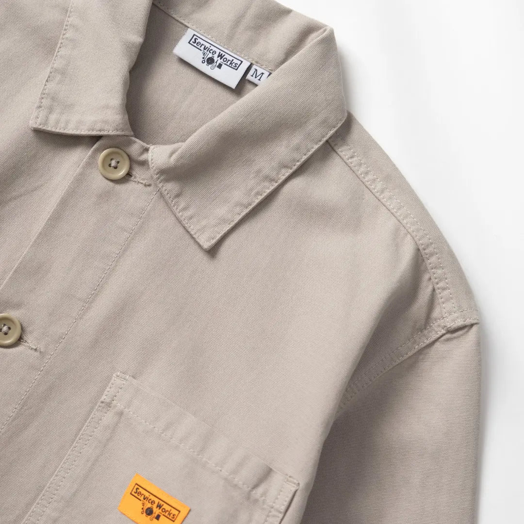 Canvas Chore Shirt - Stone - Service Works - détail 8