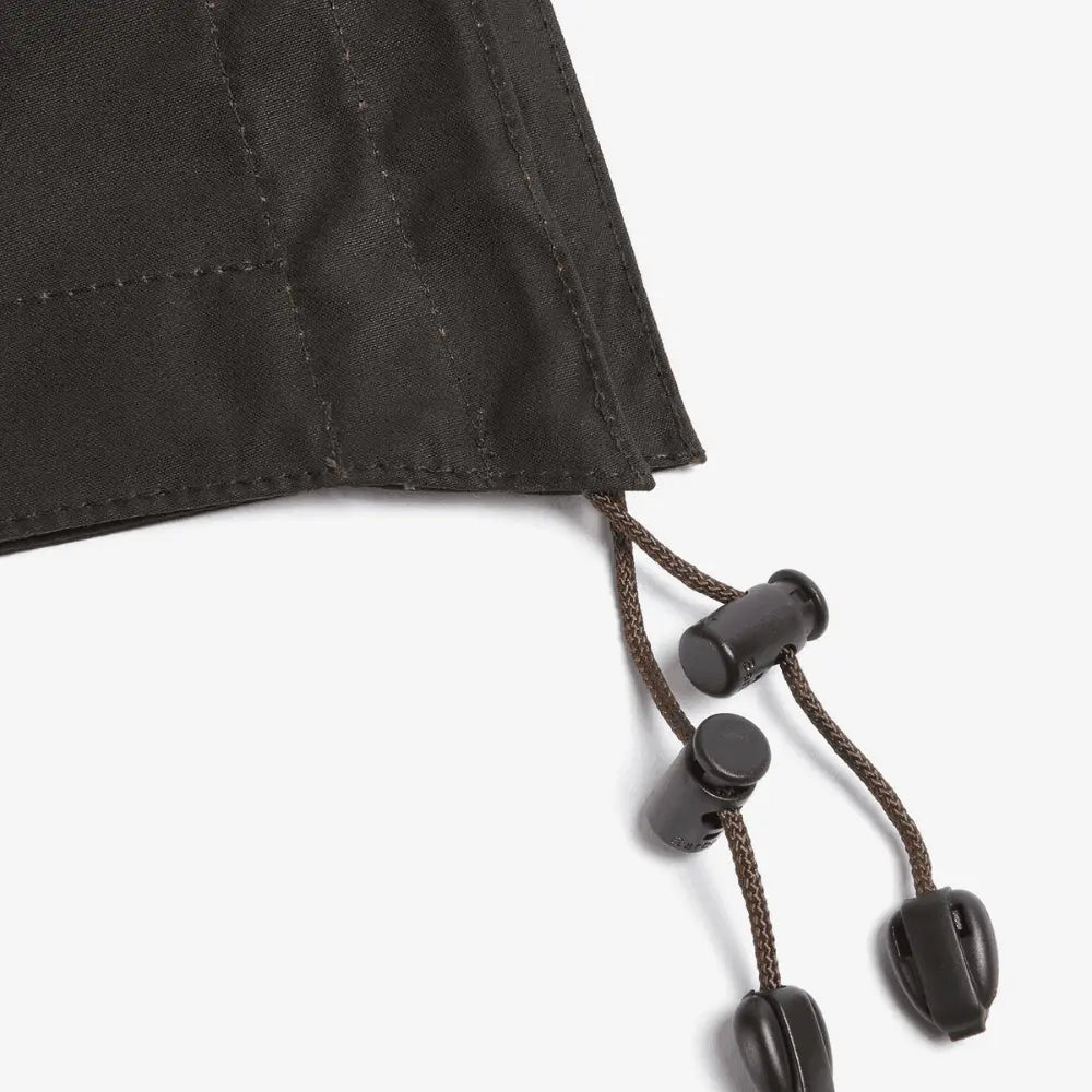 Capuche Wax Olive Classic - Barbour - détail 2