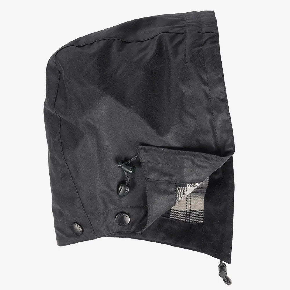 Capuche Wax Sage - Barbour - détail 2