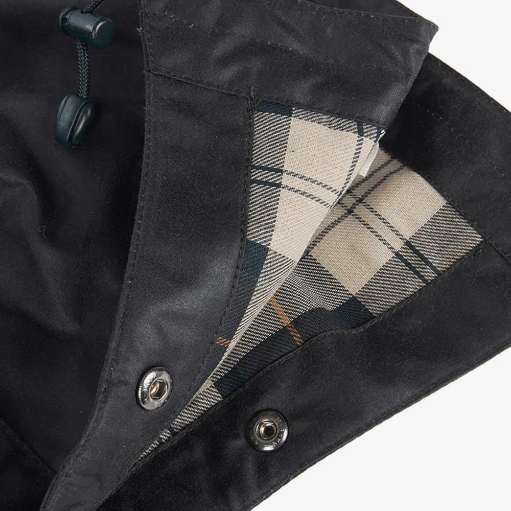 Capuche Wax Sage - Barbour - détail 3