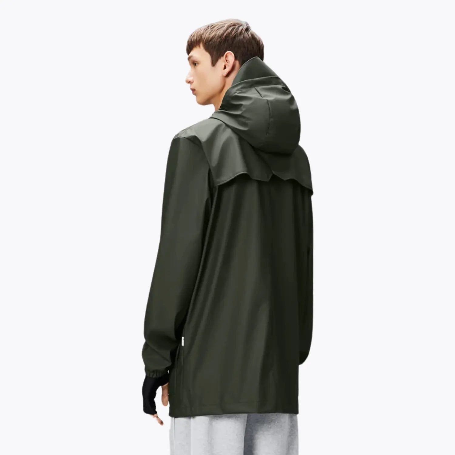 Cargo Long Jacket - Green - Rains - détail 3