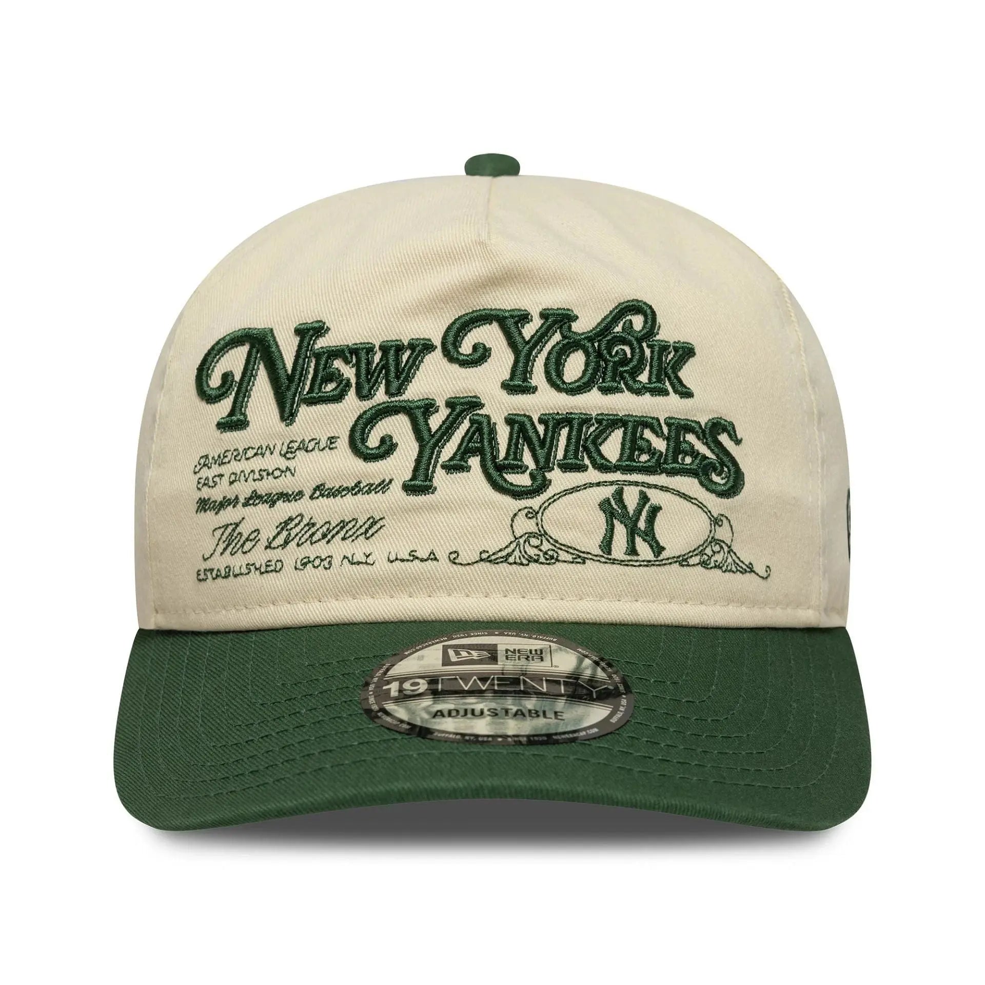 Casquette 19twenty New York Yankees Mlb Washed Graphic Vert Foncé - New Era - détail 2
