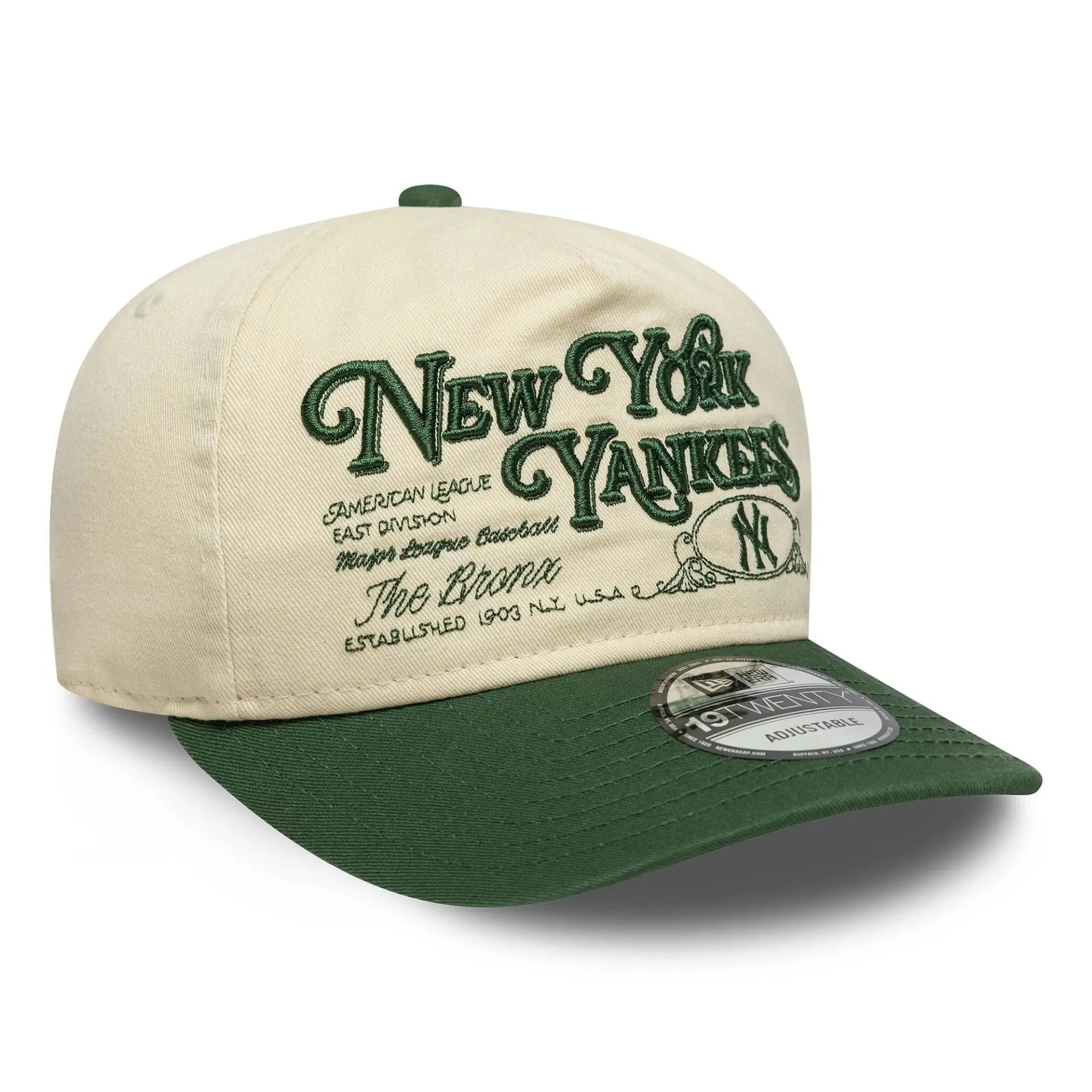 Casquette 19twenty New York Yankees Mlb Washed Graphic Vert Foncé - New Era - détail 3
