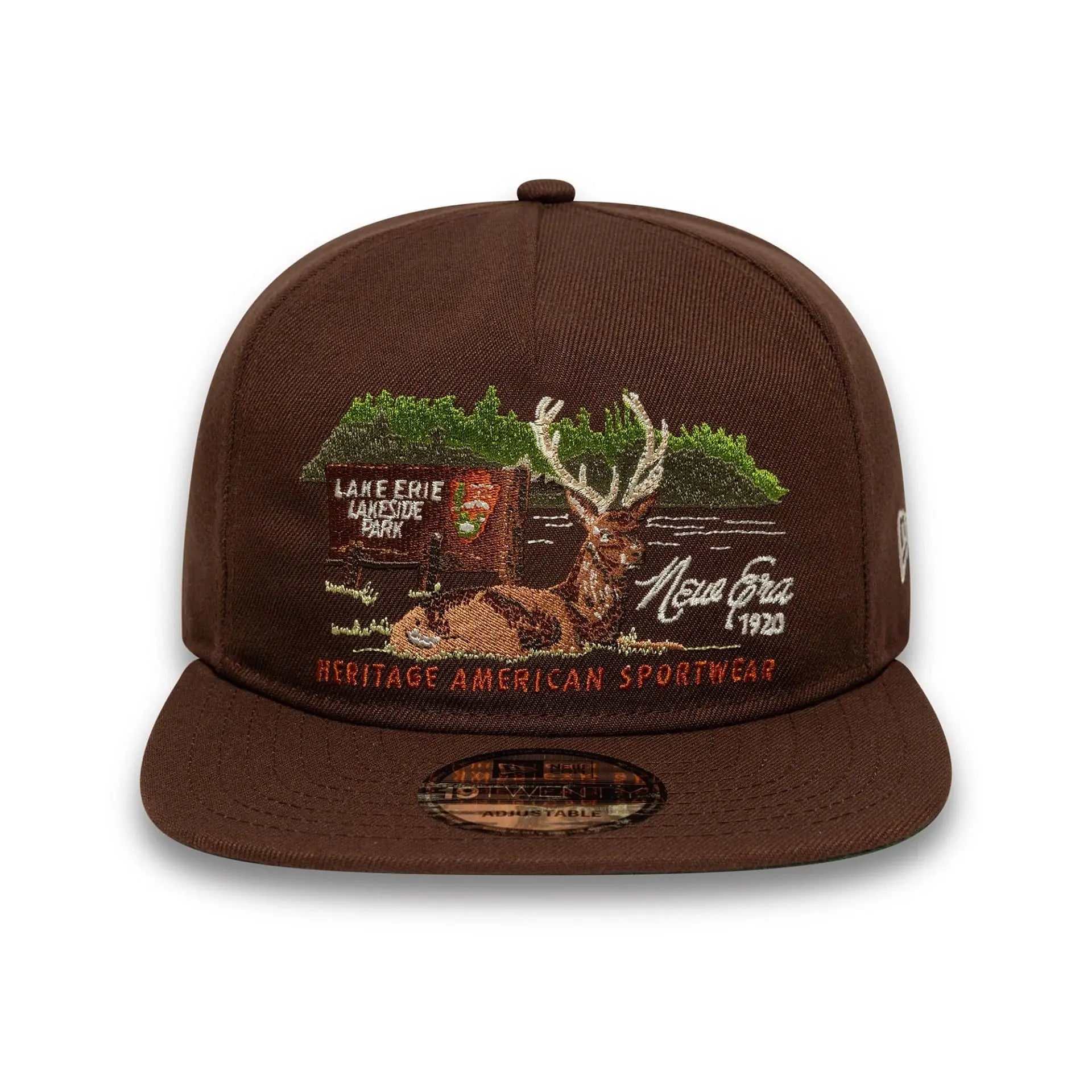 Casquette 19twenty Outdoor Graphic Marron - New Era - détail 2