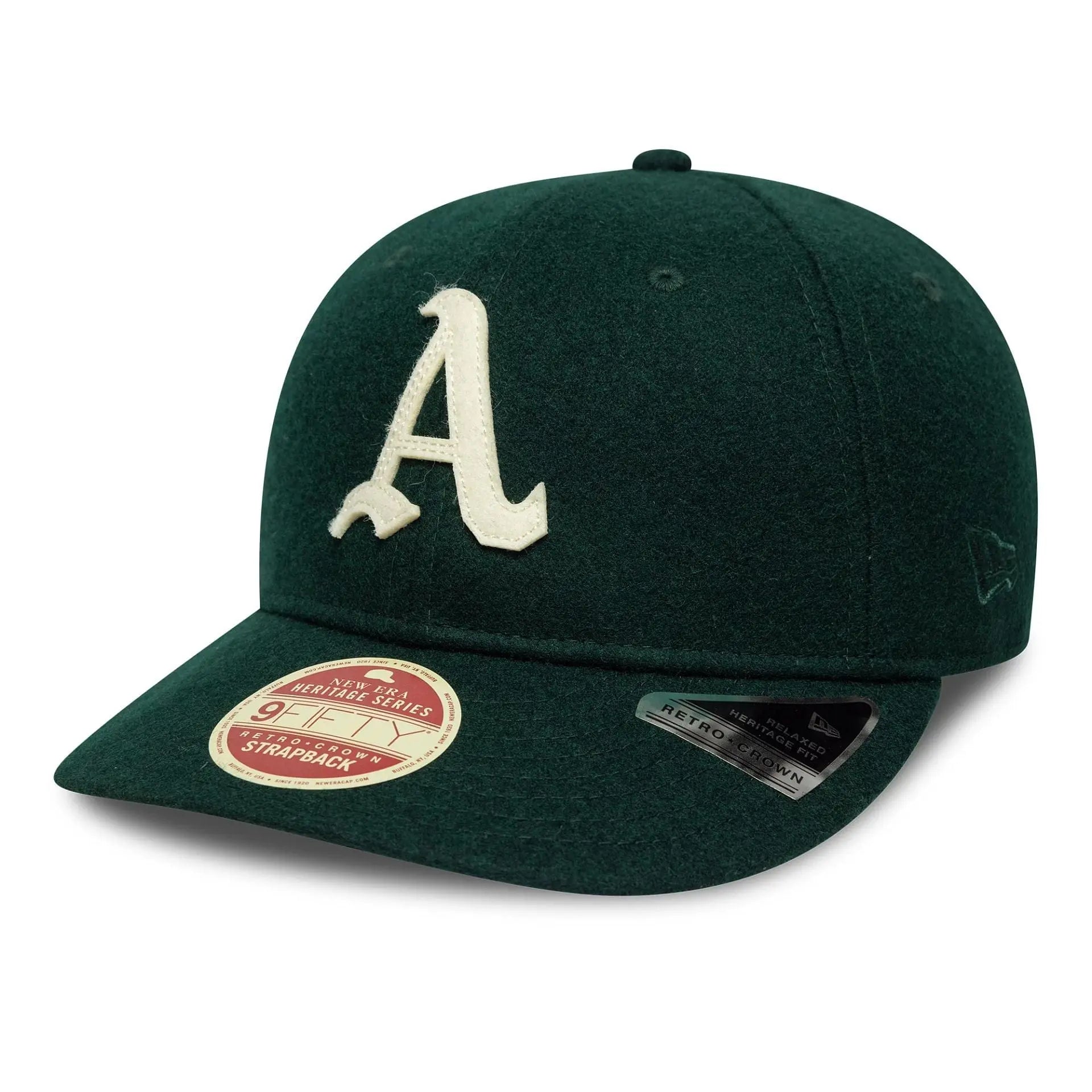 Casquette 9fifty Retro Crown Heritage Athletics Vert Foncé - New Era