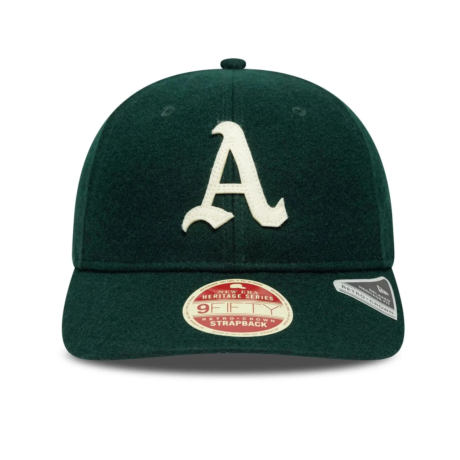 Casquette 9fifty Retro Crown Heritage Athletics Vert Foncé - New Era - détail 2