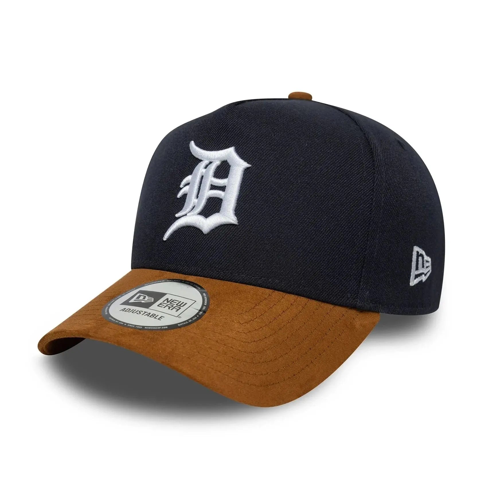 Casquette 9forty E-frame Detroit Tigers Suede Bleu Marine - New Era