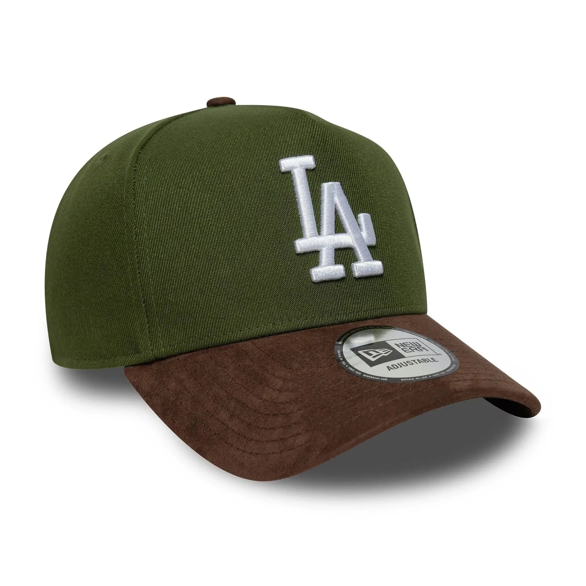 Casquette 9forty E-frame la Dodgers Suede Vert Foncé - New Era - détail 3