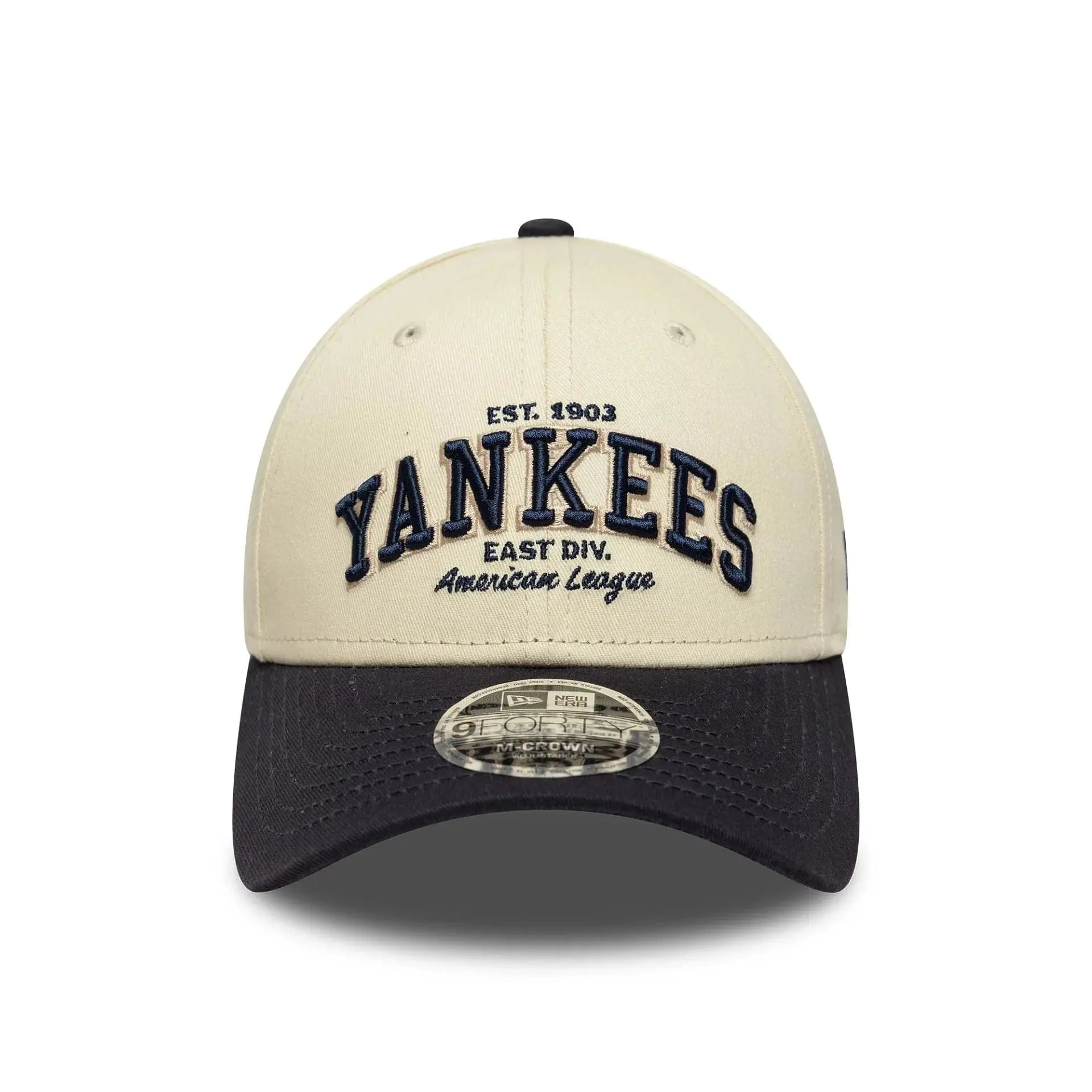 Casquette 9forty M-crown New York Yankee Wordmark Bleu Marine - New Era - détail 2