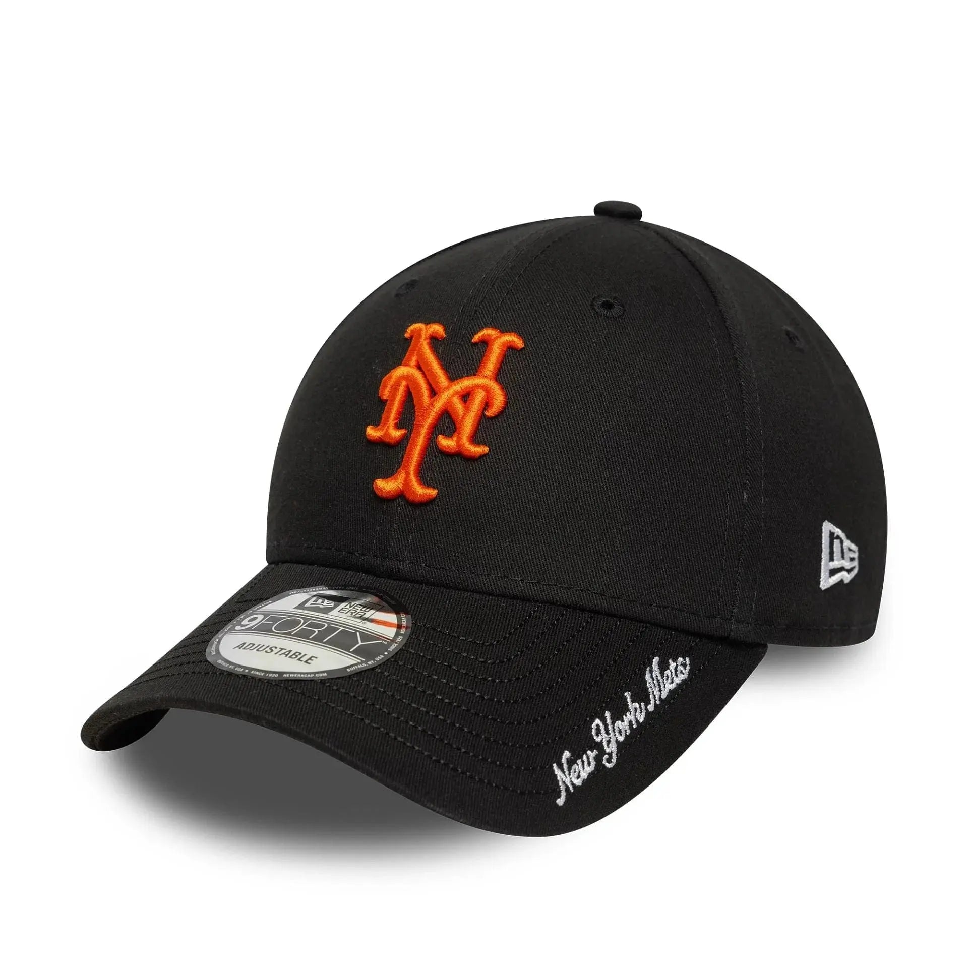 Casquette 9forty New York Mets Script Noir - New Era