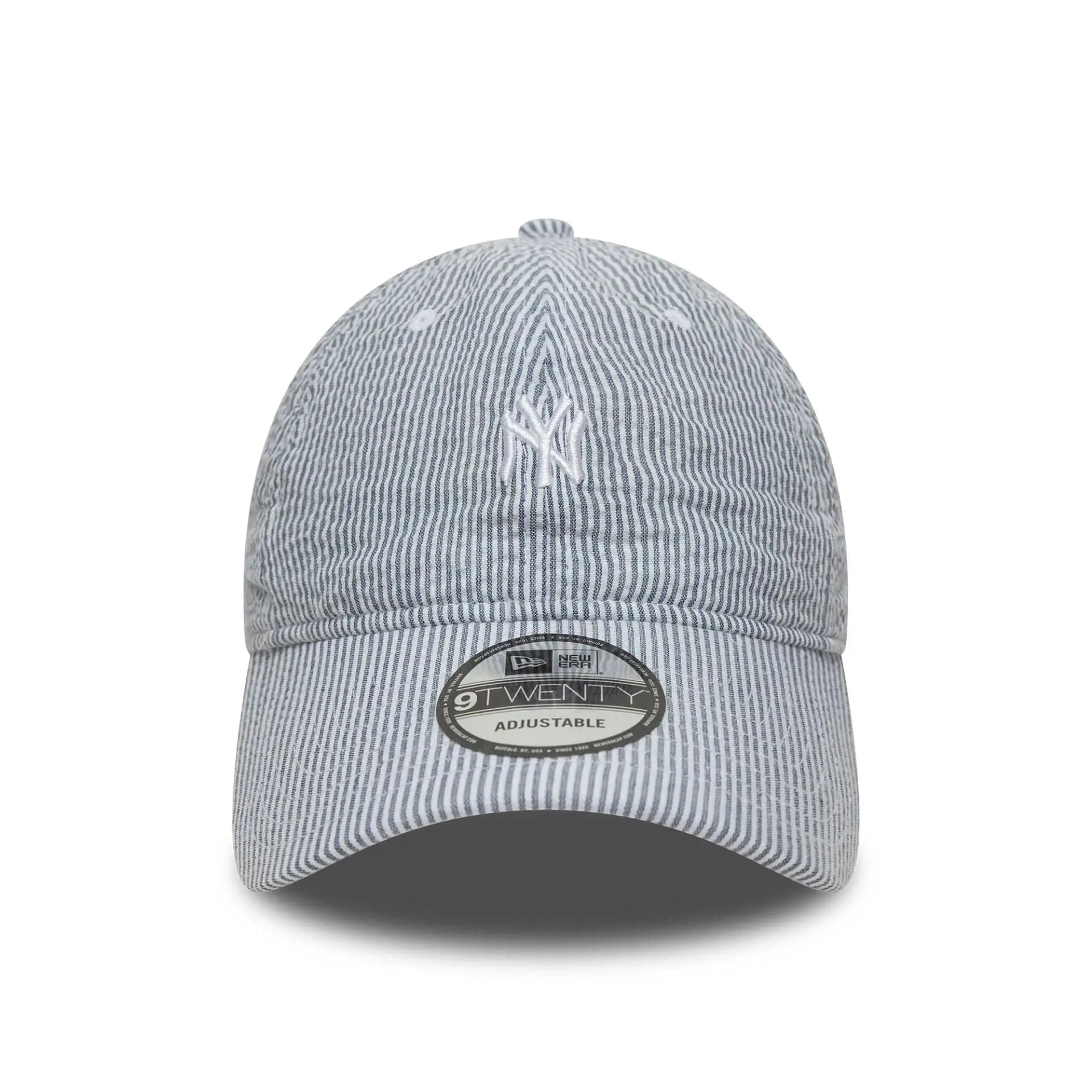 Casquette 9Twenty Yankees seersucker bleu marine - profil