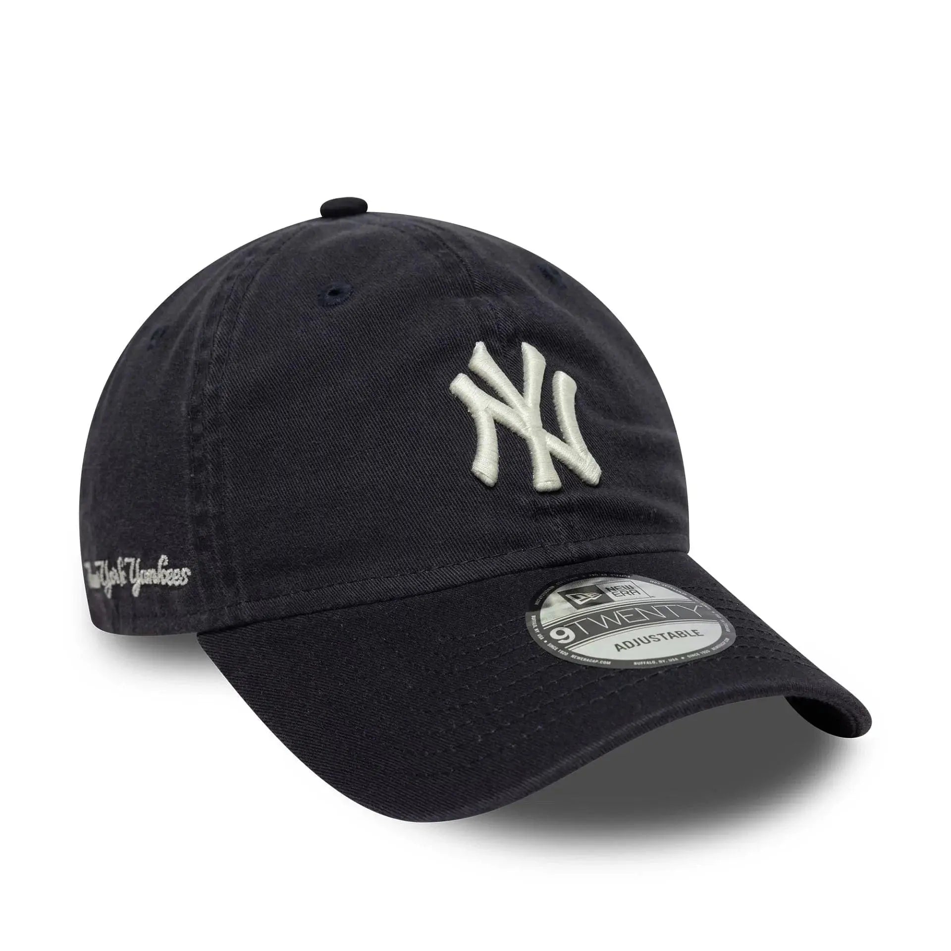 Casquette 9twenty New York Yankees Washed Script Bleu Marine - New Era - détail 3