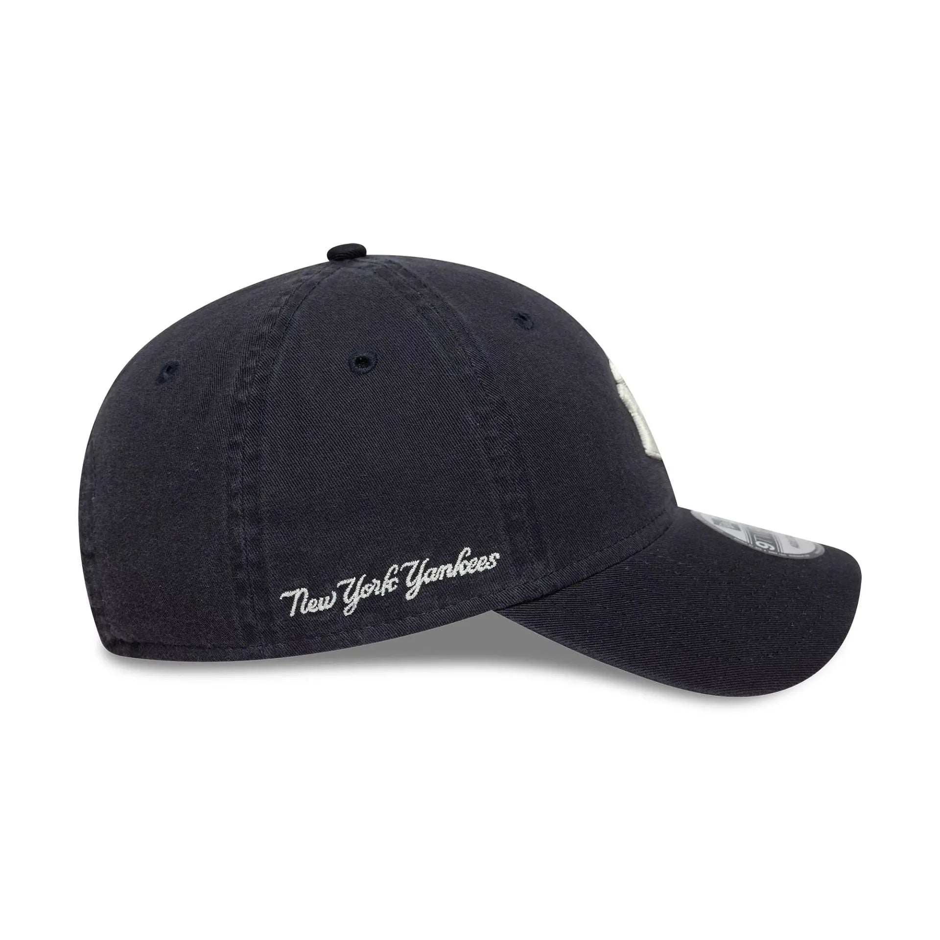 Casquette 9twenty New York Yankees Washed Script Bleu Marine - New Era - détail 4