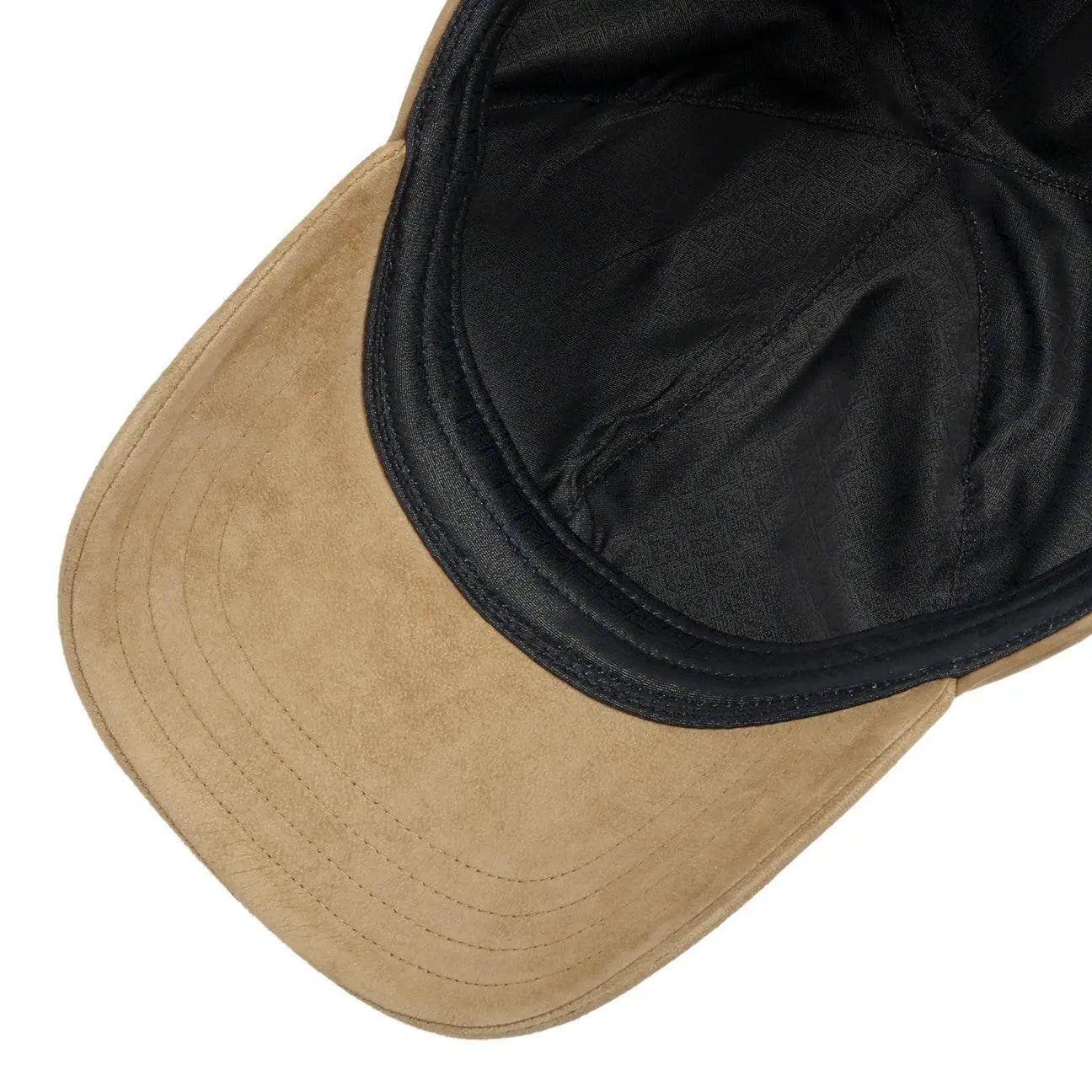 Casquette en Cuir Beige - Stetson - détail 4