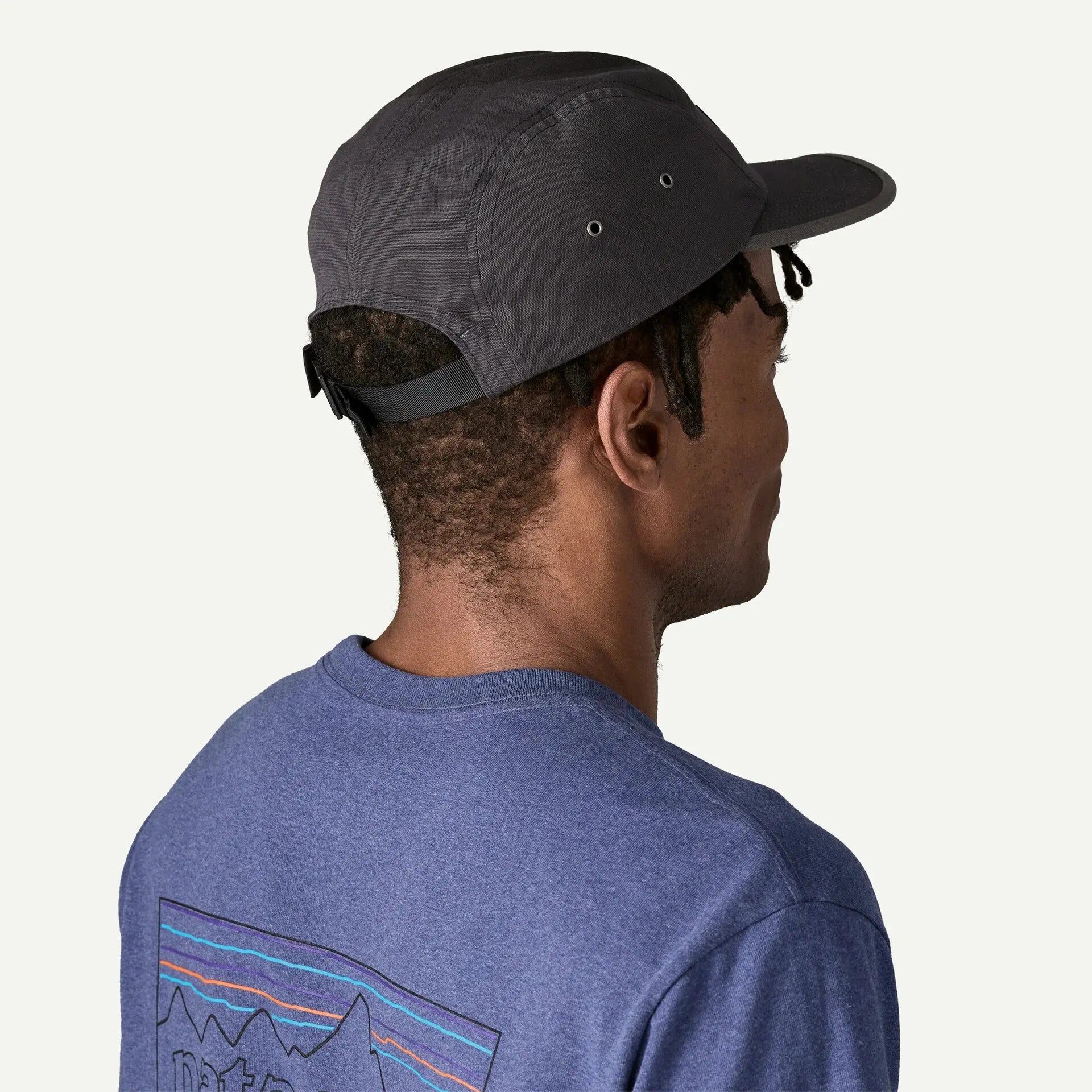 Casquette P-6 Label Maclure Ink Black - Patagonia - détail 3