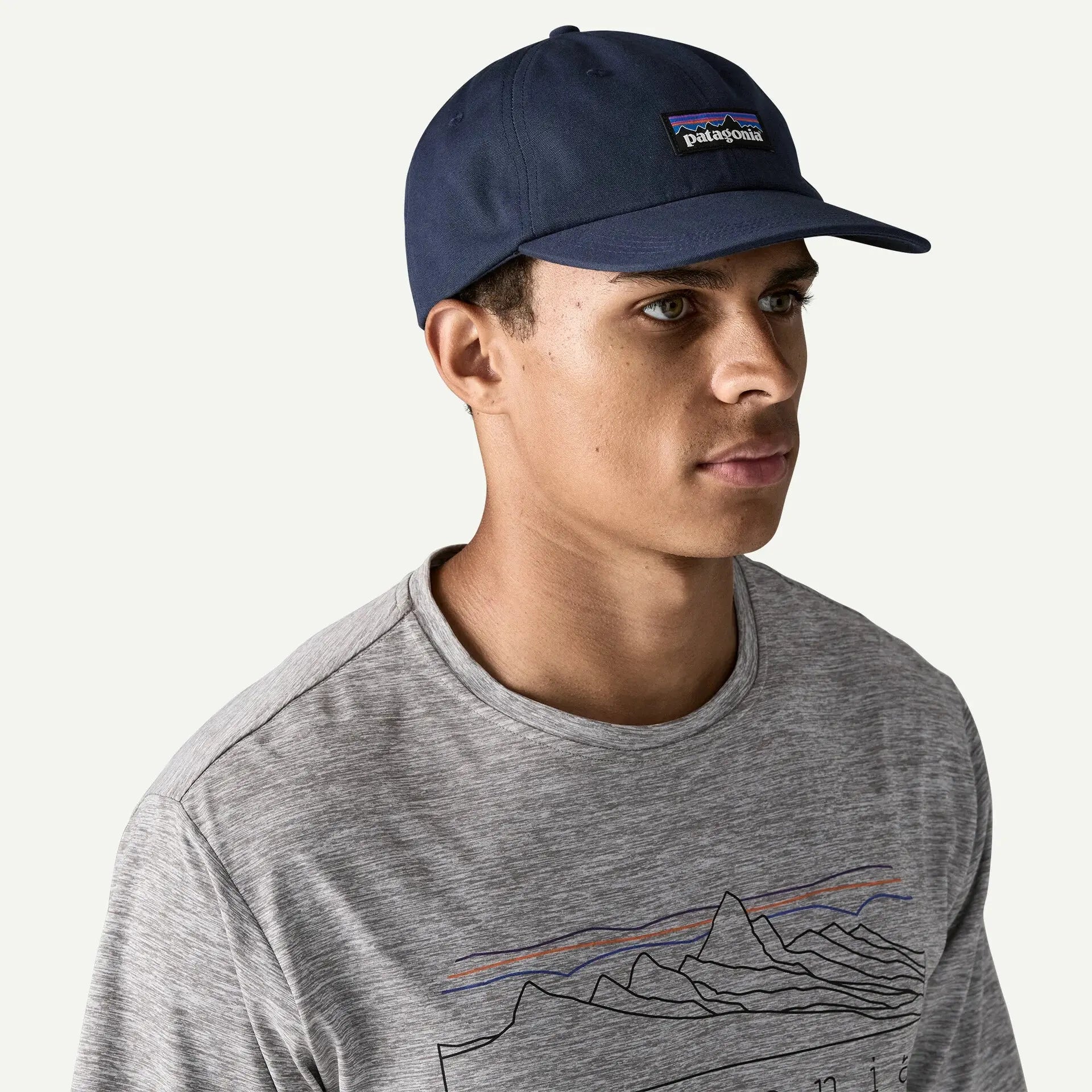 Casquette P-6 Label Trad - New Navy - Patagonia - détail 2