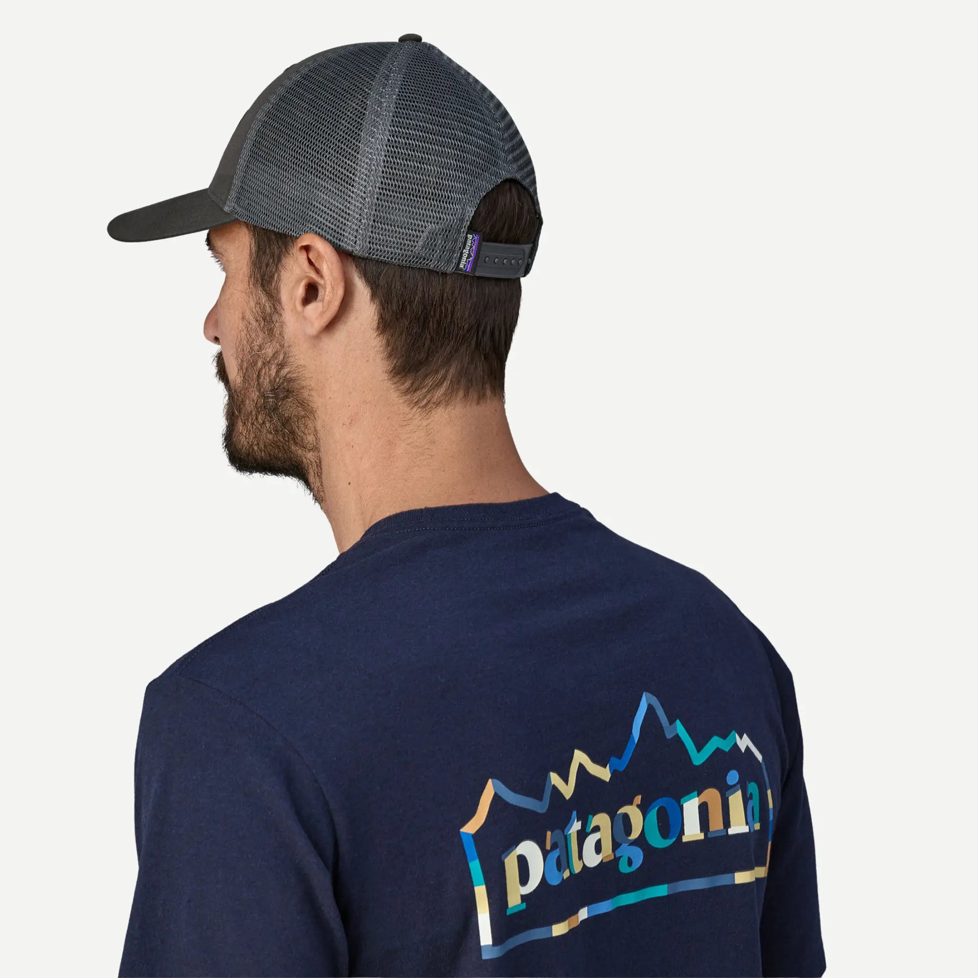Casquette P-6 Logo Lopro Trucker - Forge Grey - Patagonia - détail 4