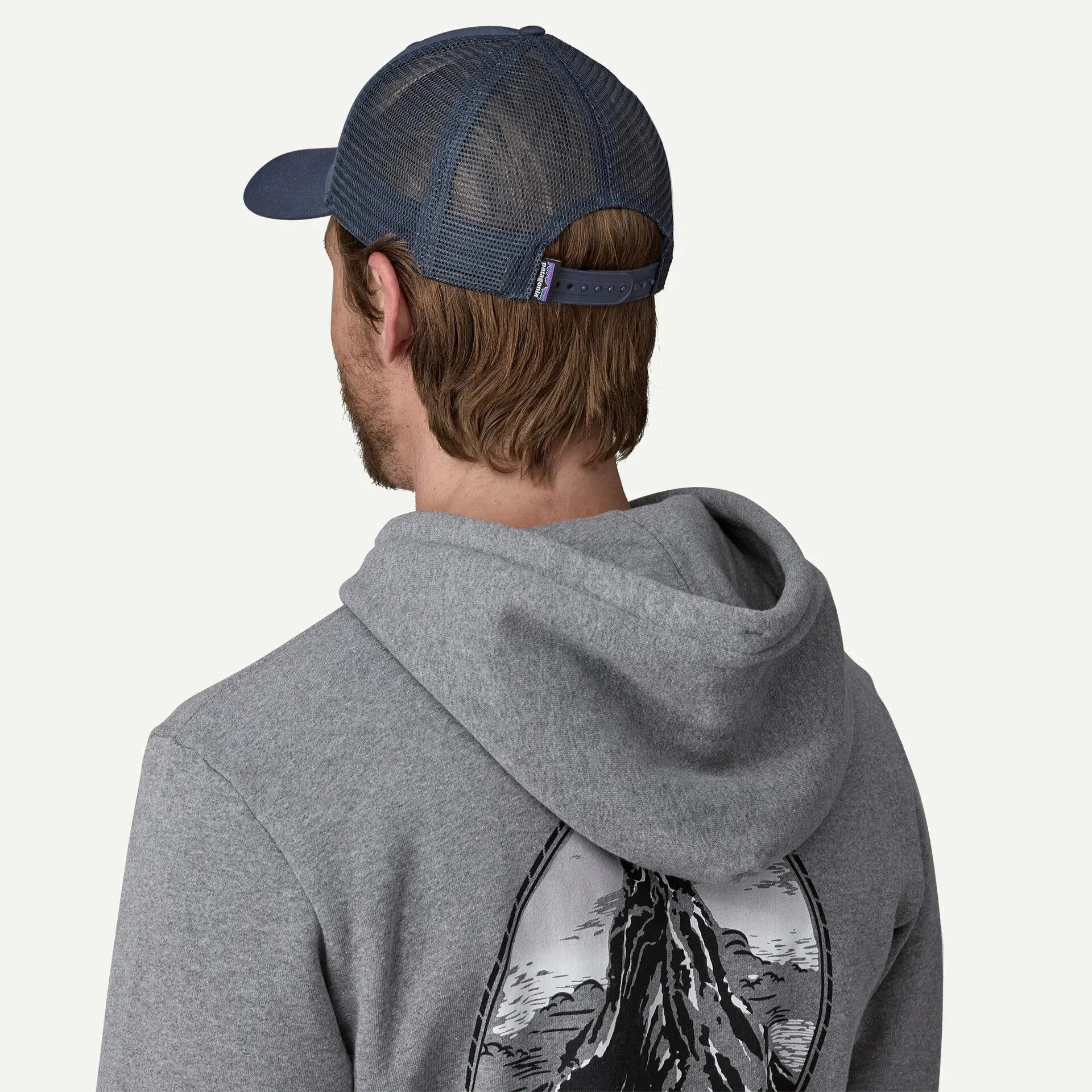 Casquette P-6 Logo Lopro Trucker - Navy - Patagonia - détail 3