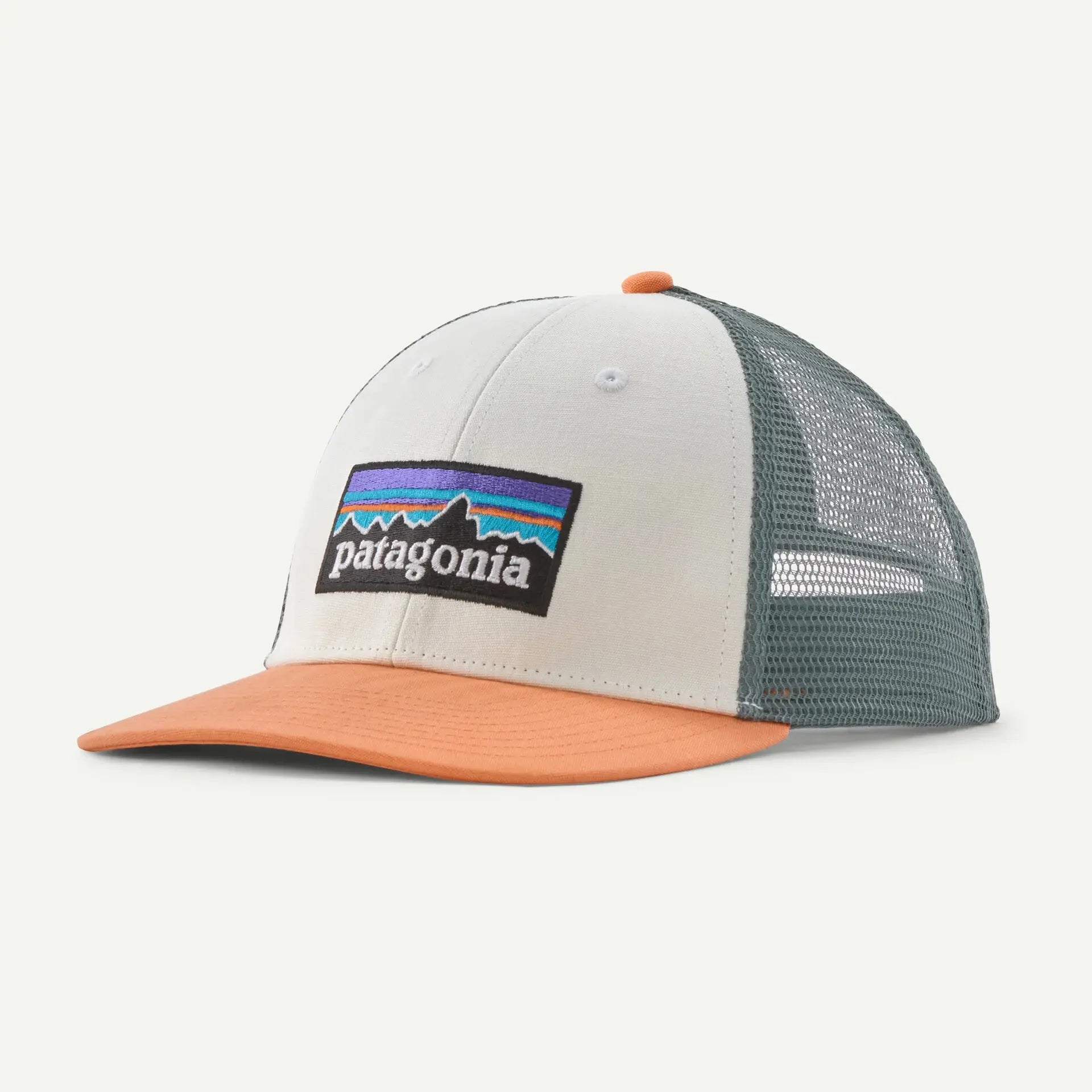 Casquette P-6 Logo Lopro Trucker - White / Peach Sherbet - Patagonia