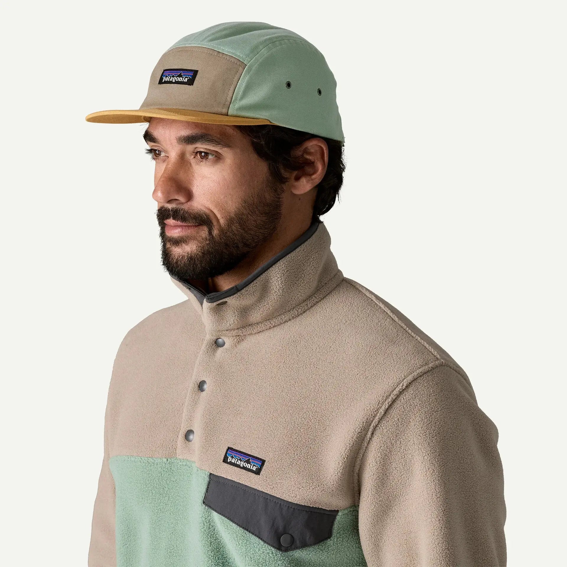 Casquette P-6 Maclure Ellwood Green - Patagonia - détail 2