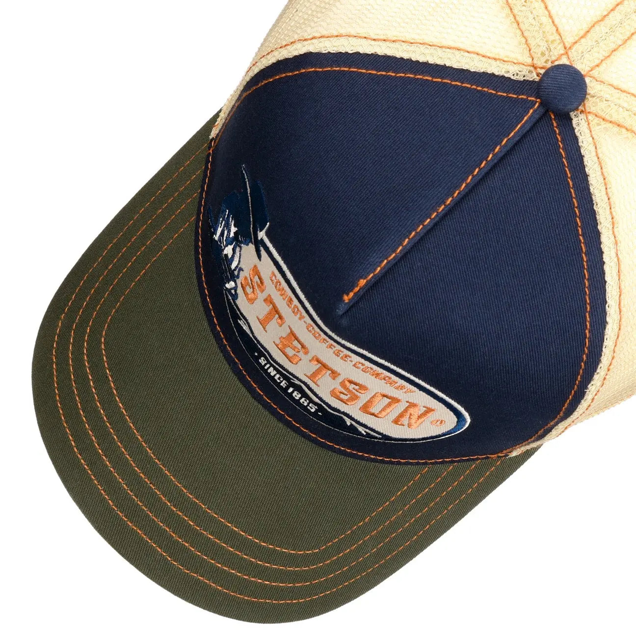 Casquette Trucker Cowboy Coffee Company - Stetson - détail 2