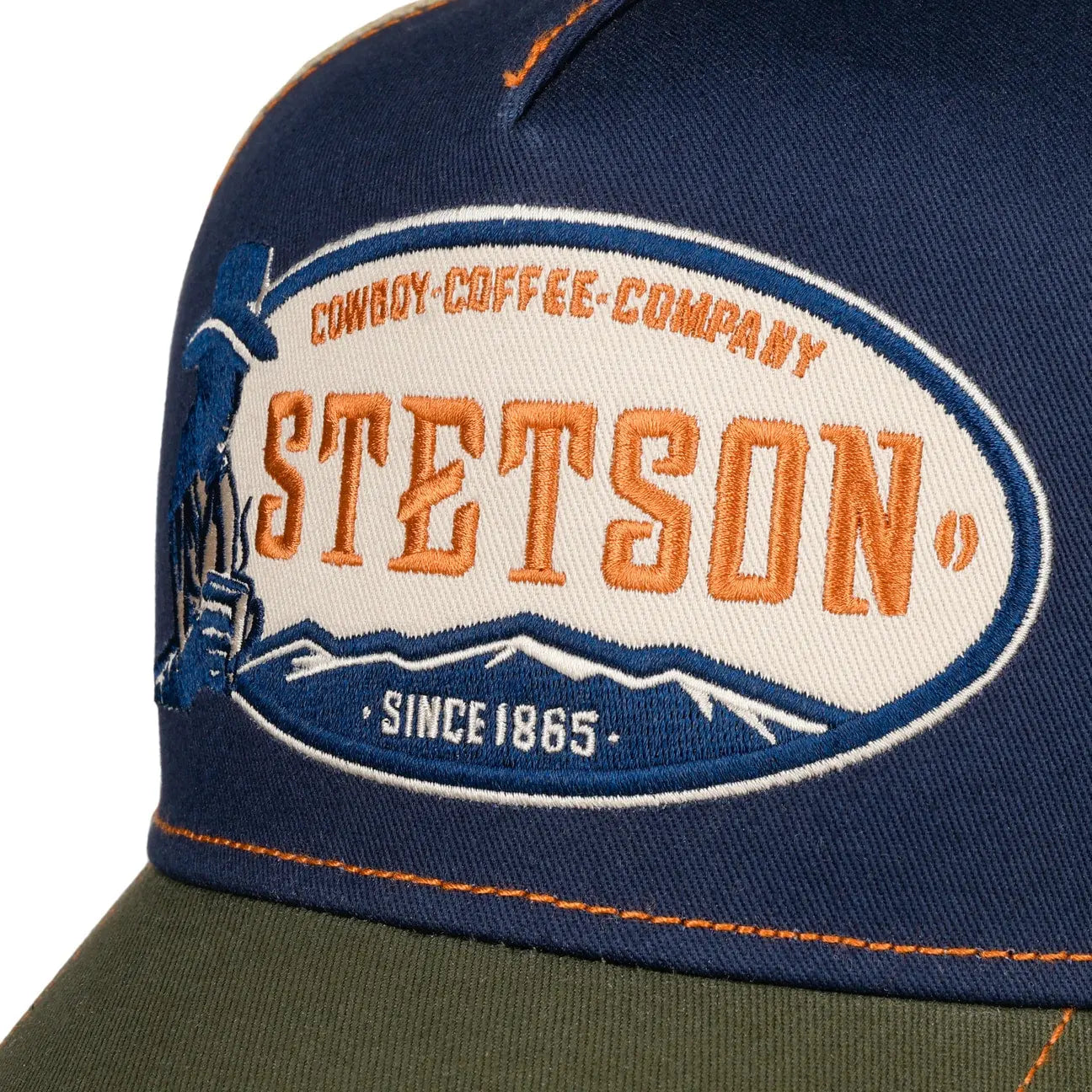 Casquette Trucker Cowboy Coffee Company - Stetson - détail 3