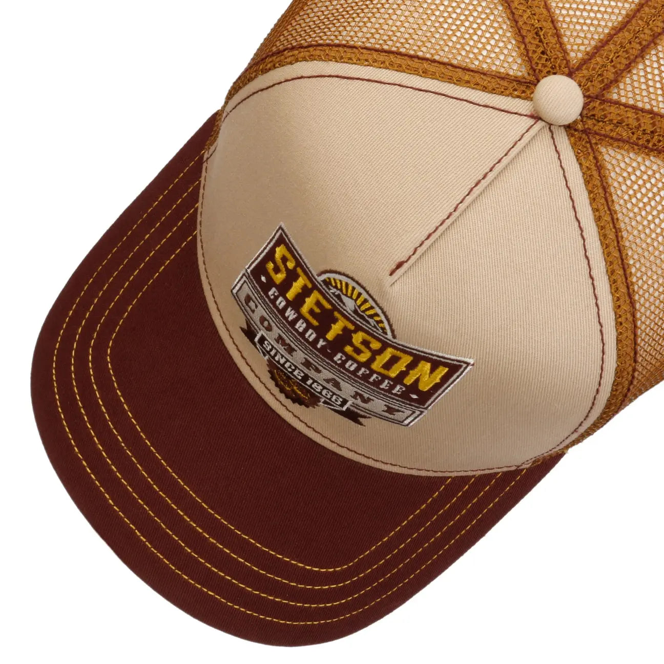 Casquette Trucker Cowboy Coffee - Stetson - détail 2